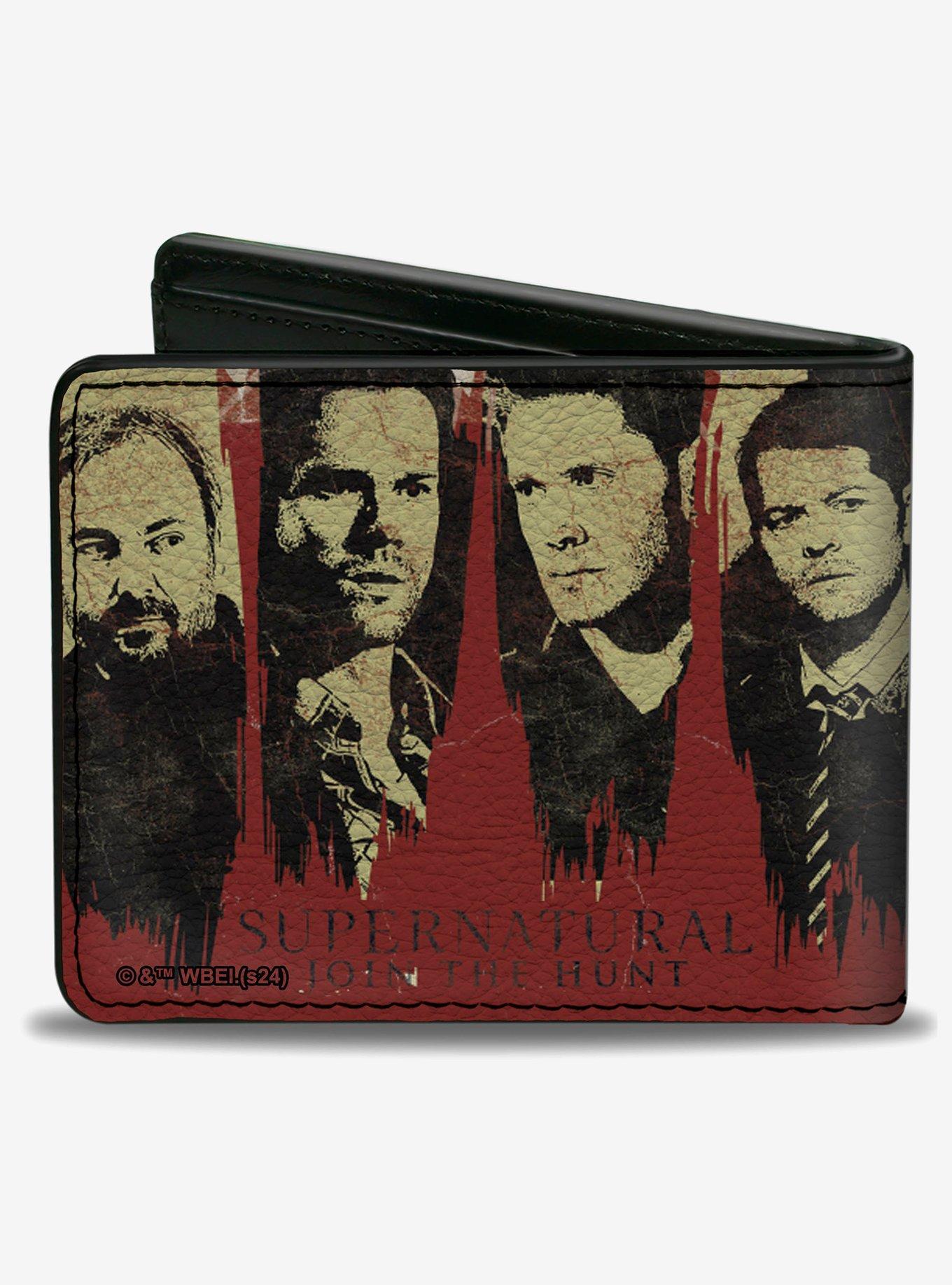 Supernatural Saving People Hunting Things 4 Character Bifold Wallet, , alternate