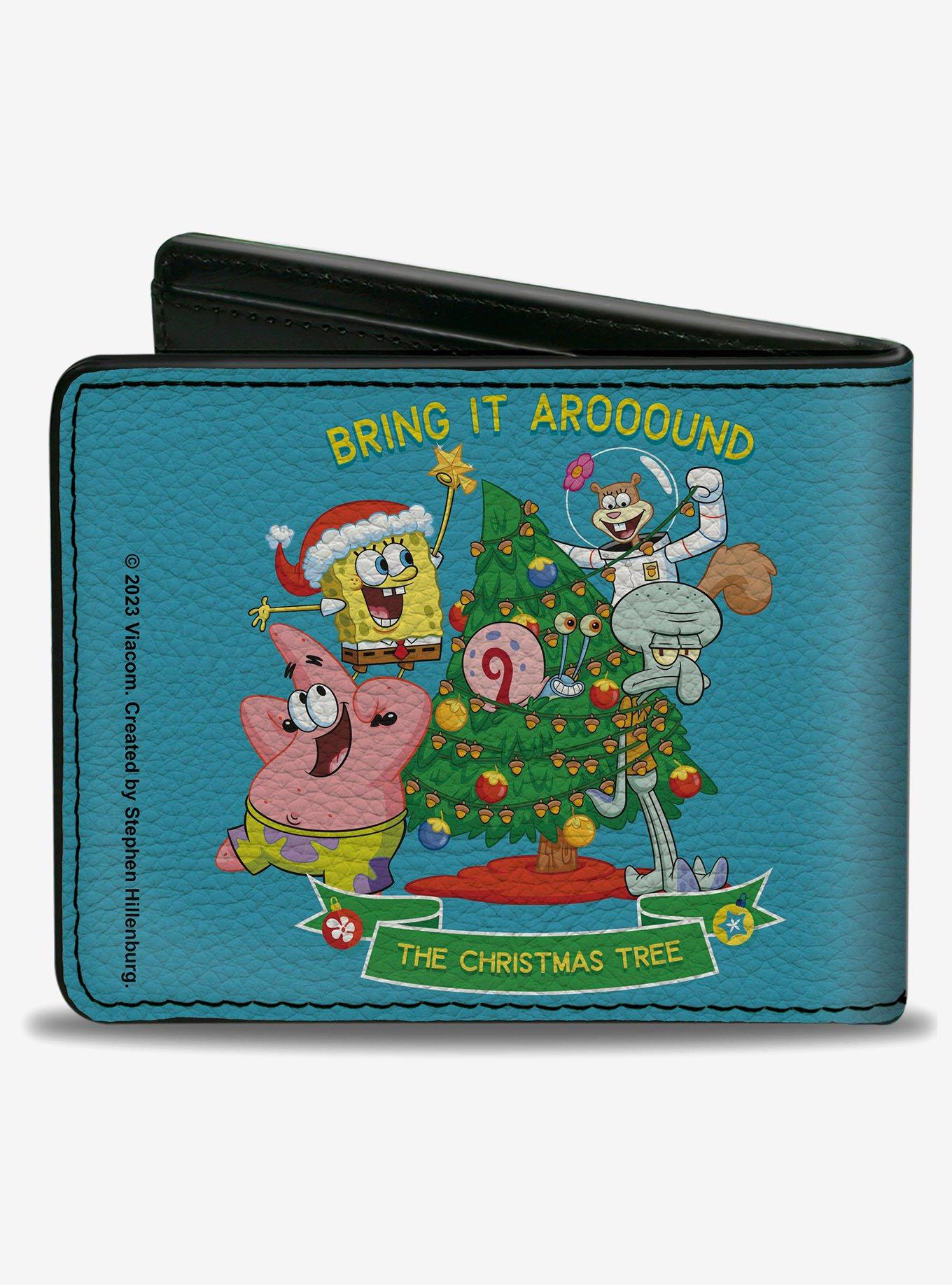 SpongeBob SquarePants The Tree Group Pose Bifold Wallet, , hi-res