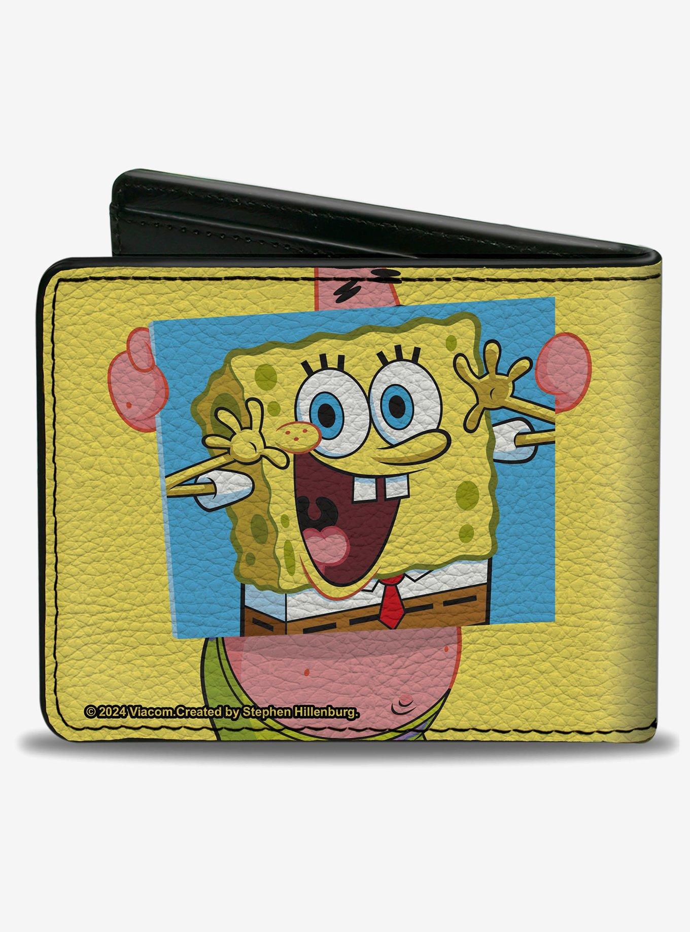 SpongeBob SquarePants Patrick Holding SpongeBob Portrait Bifold Wallet, , alternate