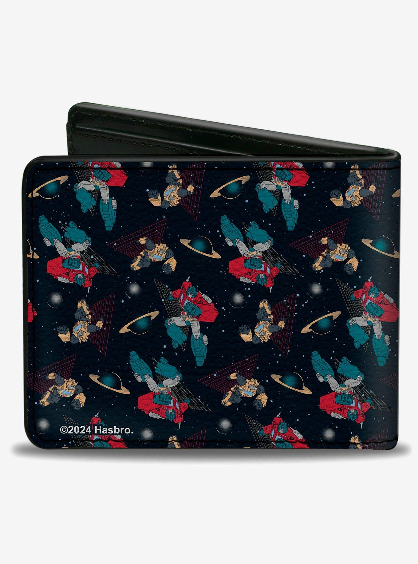Transformers Bumblebee and Optimus Prime Pose Collage Bifold Wallet, , hi-res