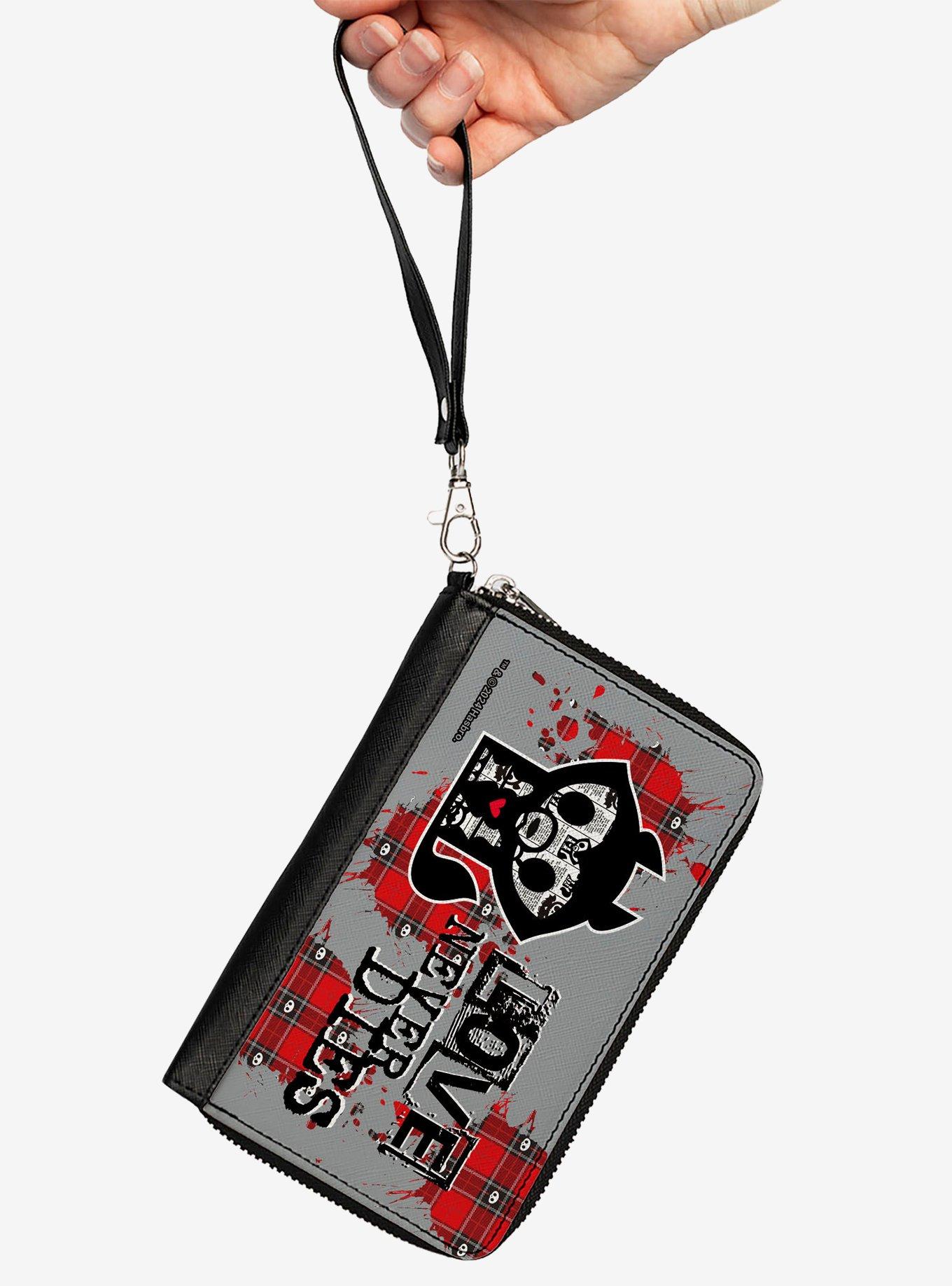 Skelanimals Jae The Wolf Love Never Dies Pose Zip Around Wallet, , hi-res
