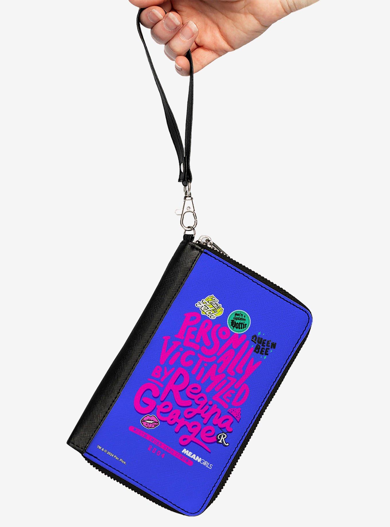 Mean Girls Personally Victimized By Regina Collage Zip Around Wallet, , hi-res