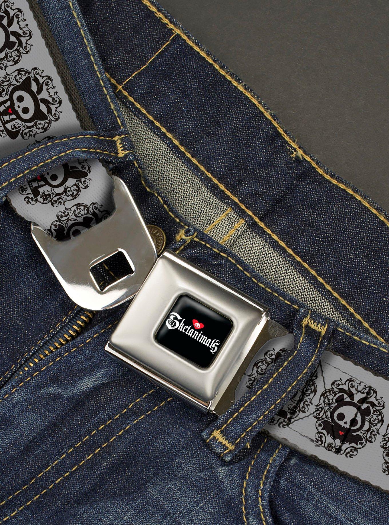 Skelanimals Diego Jack Kits Portraits Seatbelt Buckle Belt, , hi-res