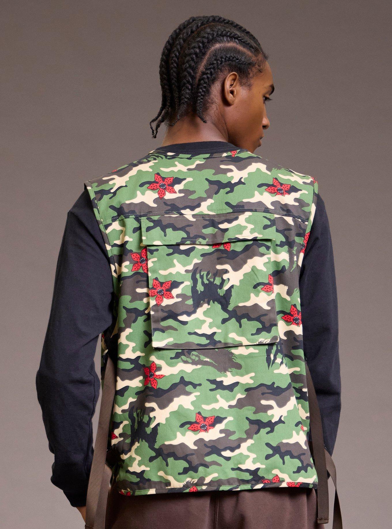Stranger Things Demogorgon Camouflage Vest, MULTI, alternate