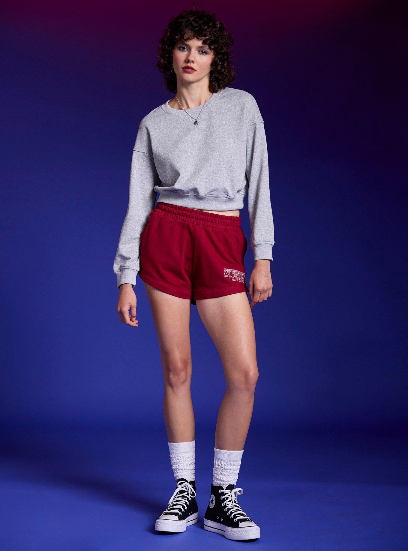 Stranger Things Logo Stripe Lounge Shorts, , hi-res