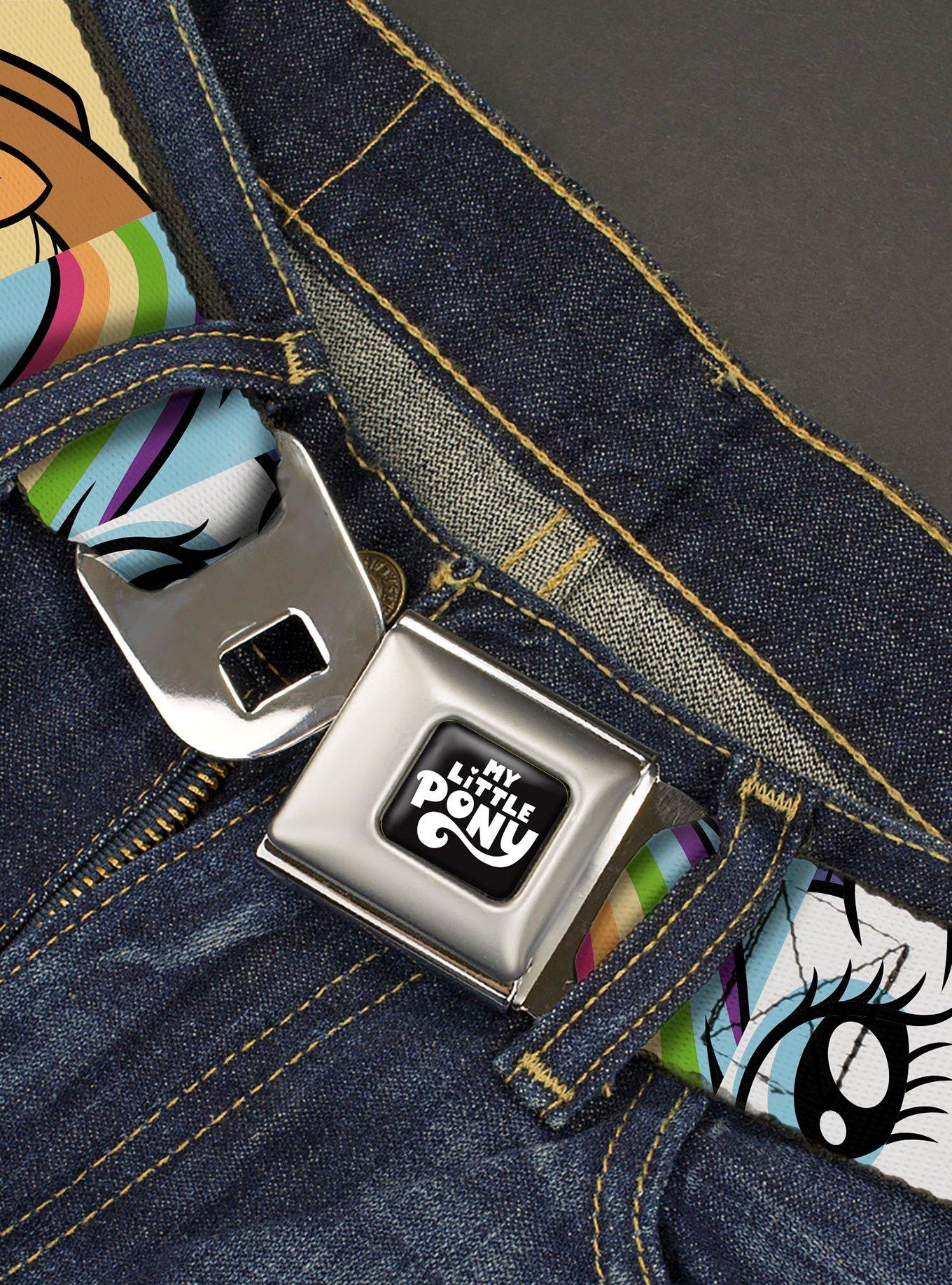 My Little Pony Mane Six Character Close Up Blocks Seatbelt Buckle Belt, , hi-res