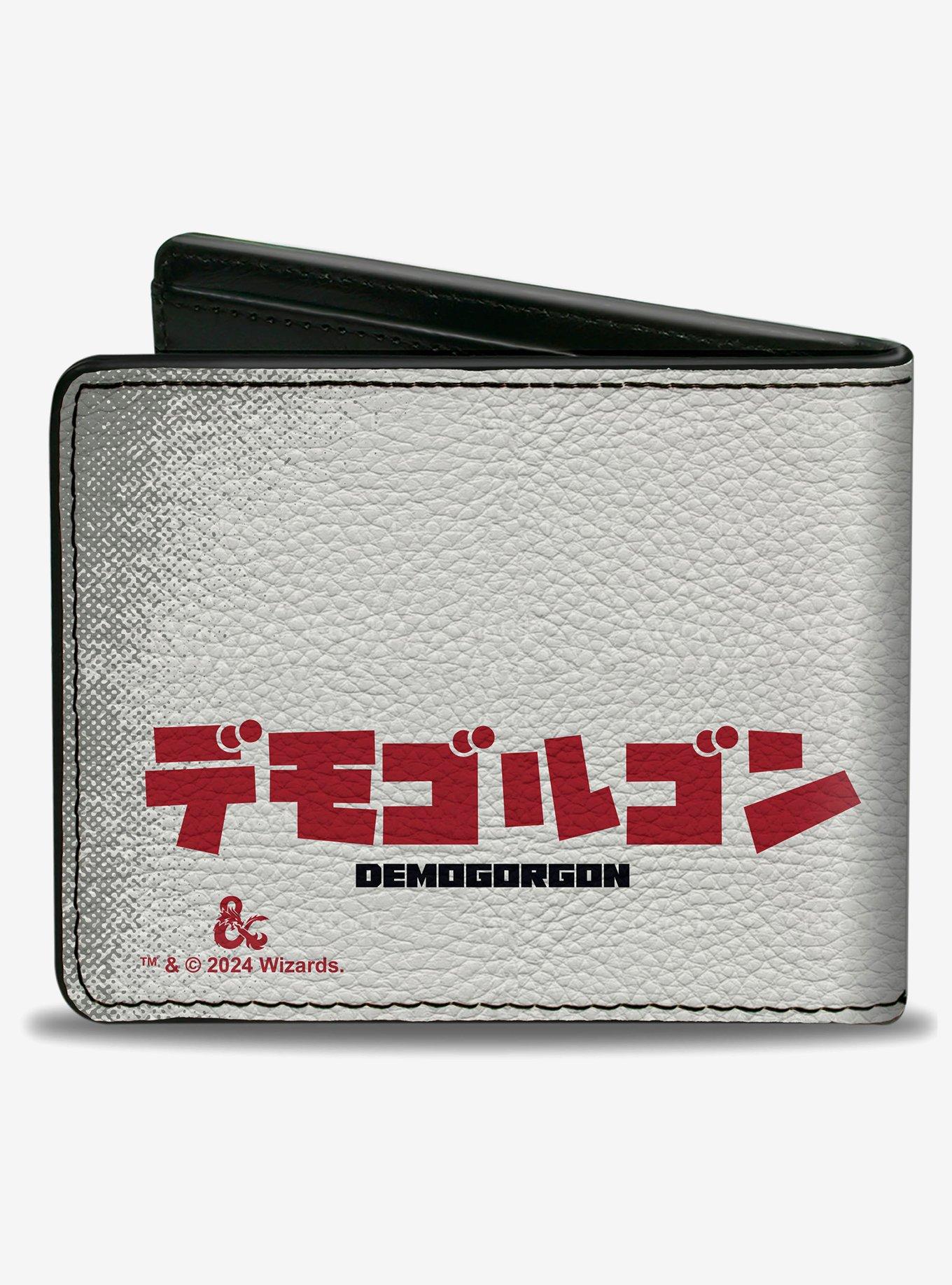 Dungeons & Dragons Demogorgon and Dice Text Bifold Wallet, , hi-res