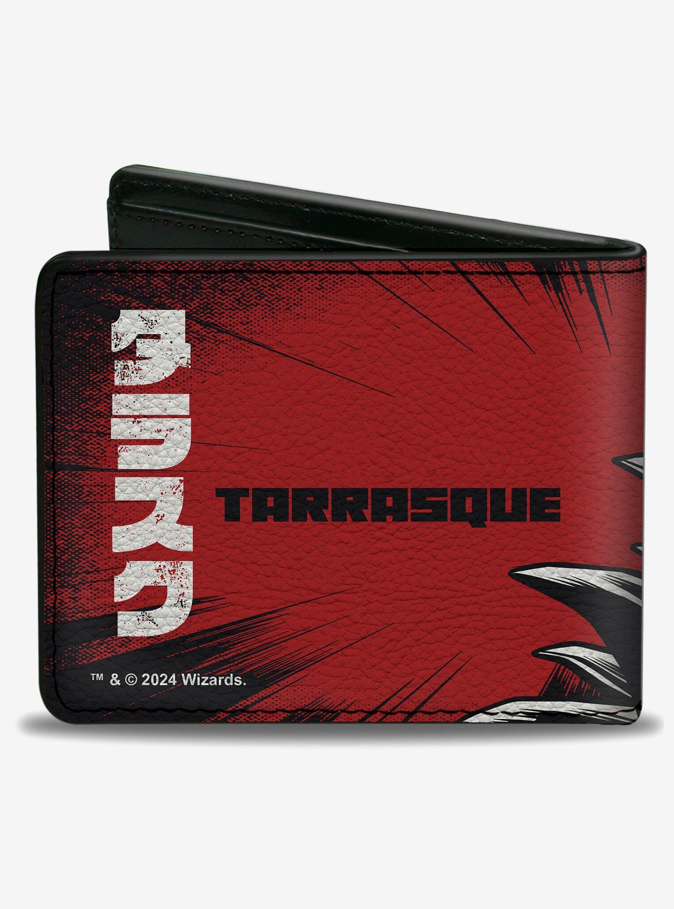 Dungeons & Dragons Tarrasque Monster and Text Bifold Wallet, , hi-res