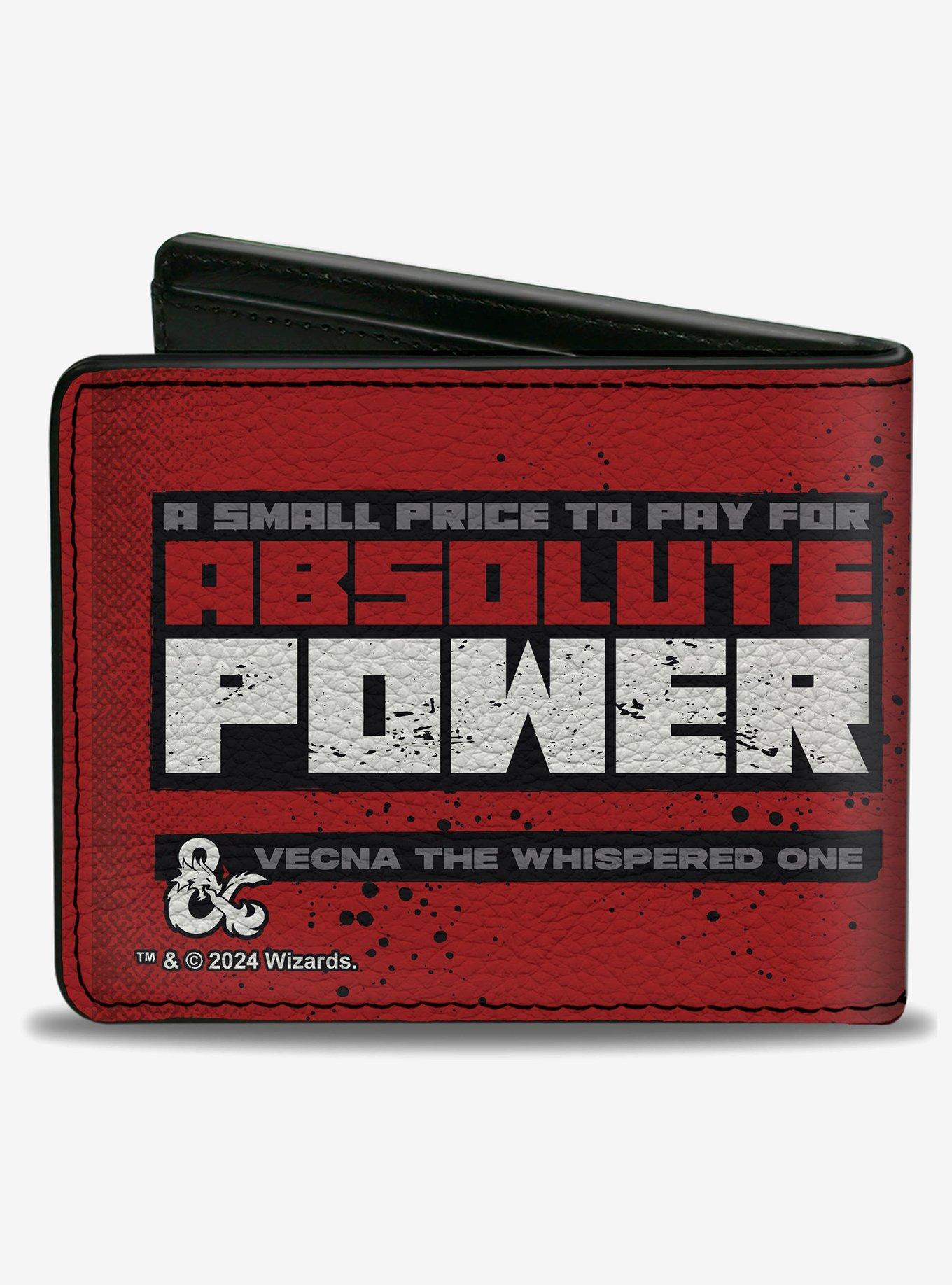 Dungeons & Dragons Vecna Pose A Small Price To Pay Close Up Bifold Wallet, , hi-res