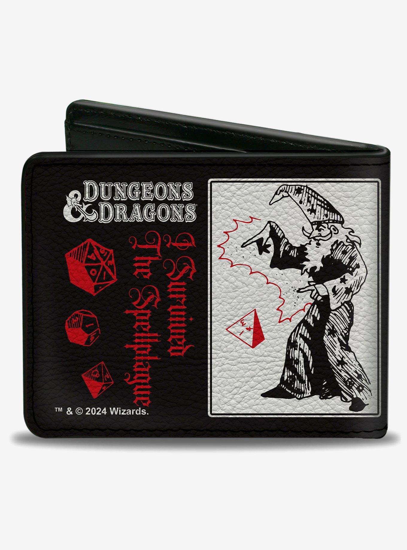 Dungeons & Dragons I Survived The Spellplague Spell Blocks Bifold Wallet, , hi-res
