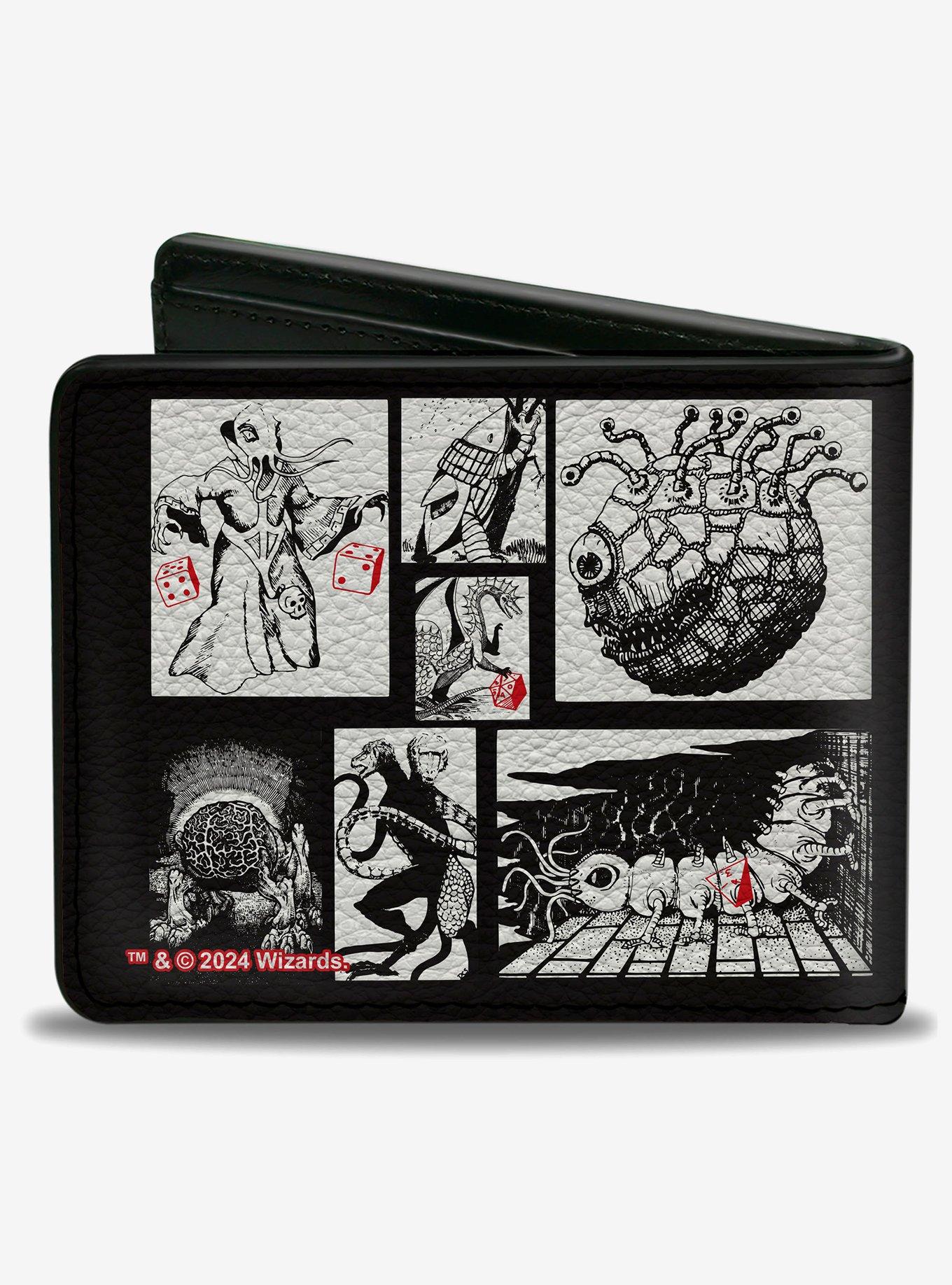 Dungeons & Dragons Monster Illustration Blocks 2 Bifold Wallet, , hi-res