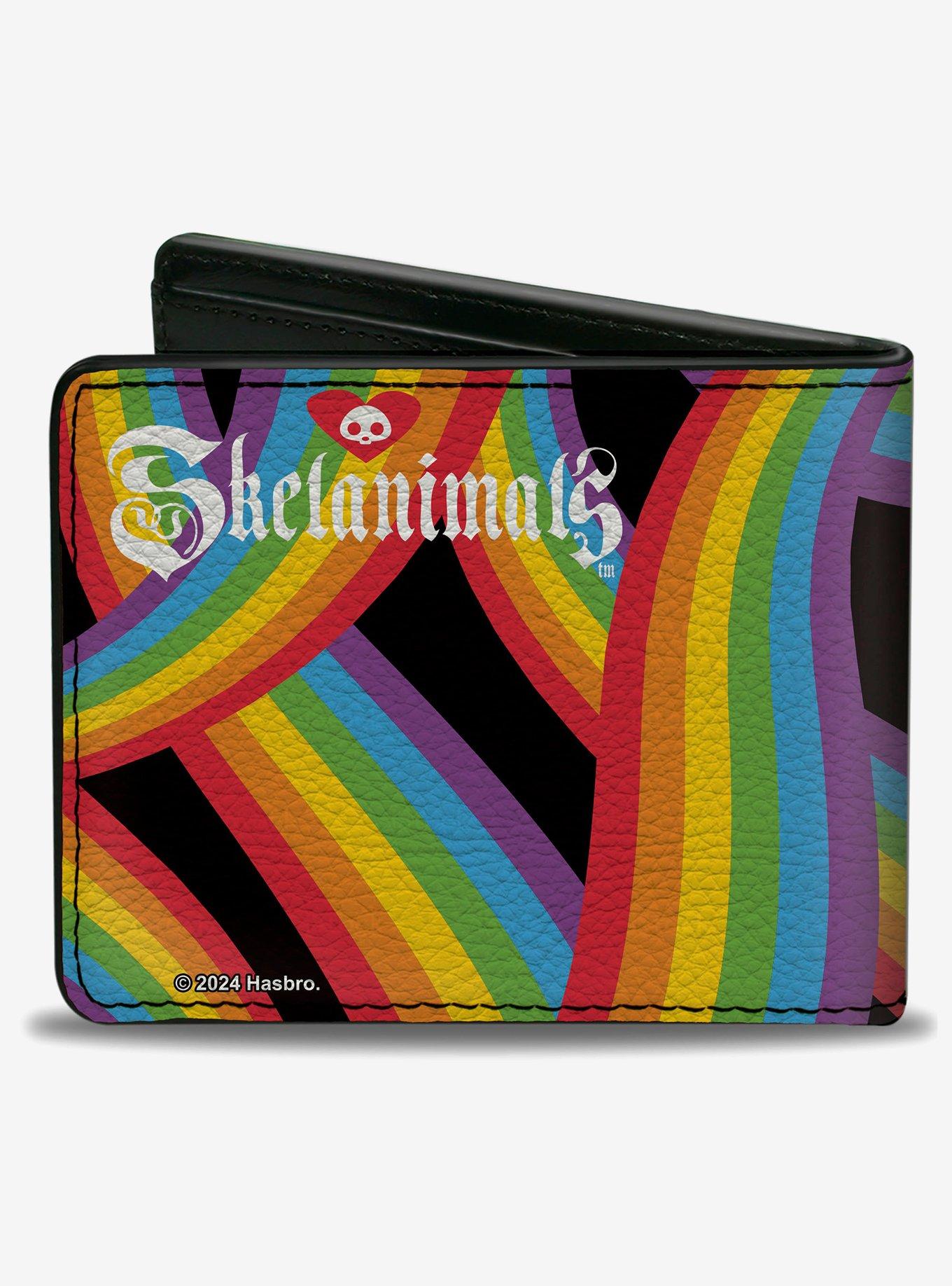 Skelanimals Bonita The Unicorn Pose and Title Logo Rainbows Bifold Wallet, , hi-res
