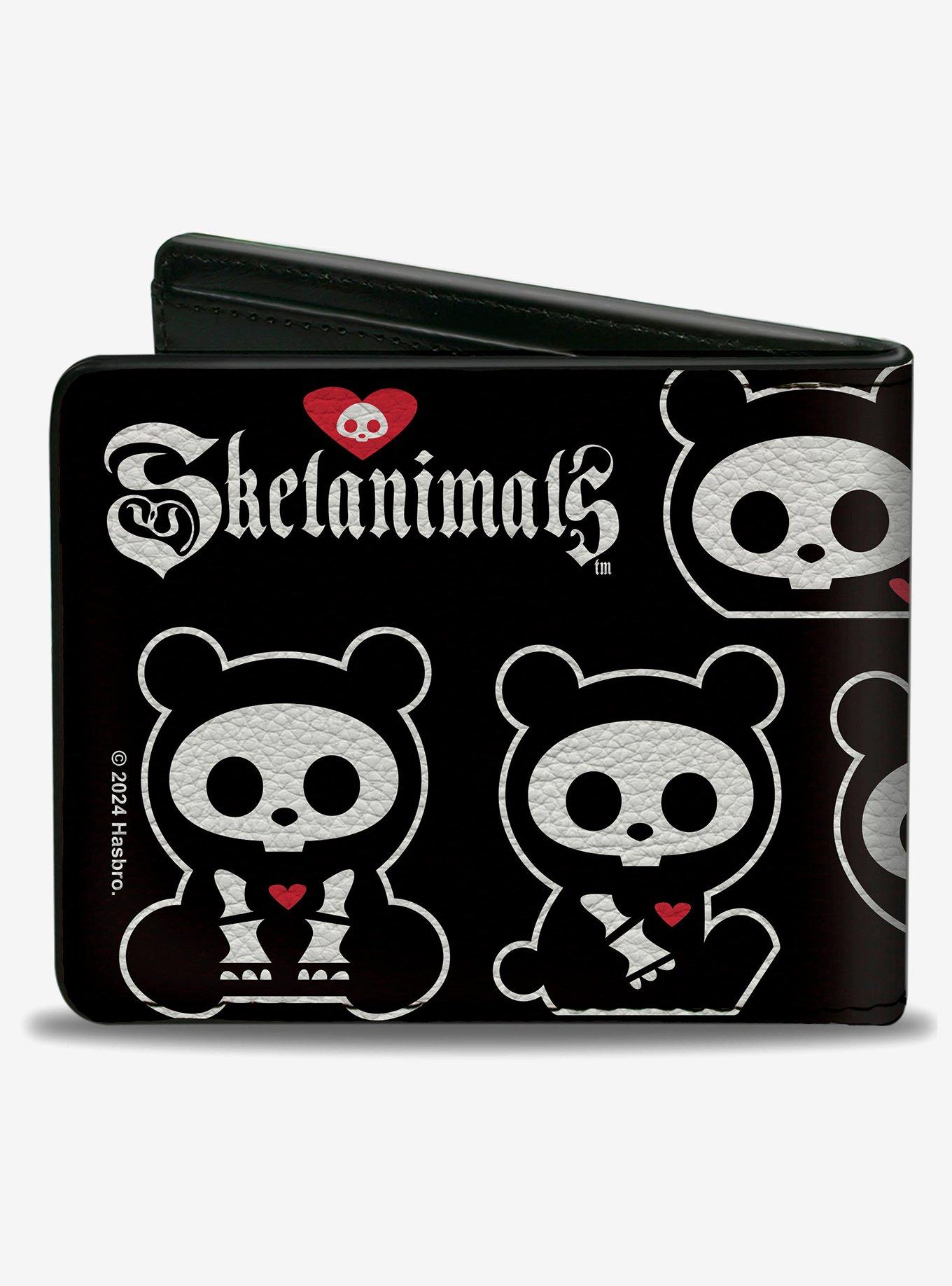 Skelanimals Chungkee The Panda Poses and Logo Bifold Wallet, , alternate