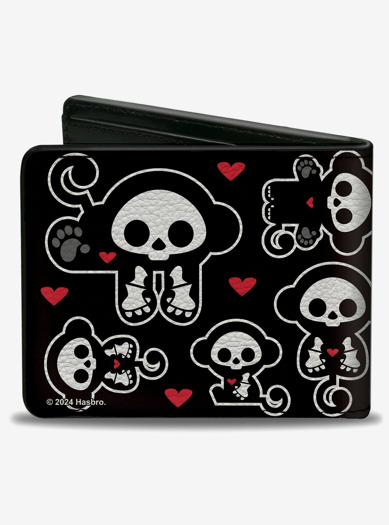 Skelanimals Marcy The Monkey Poses and Title Logo Bifold Wallet, , alternate