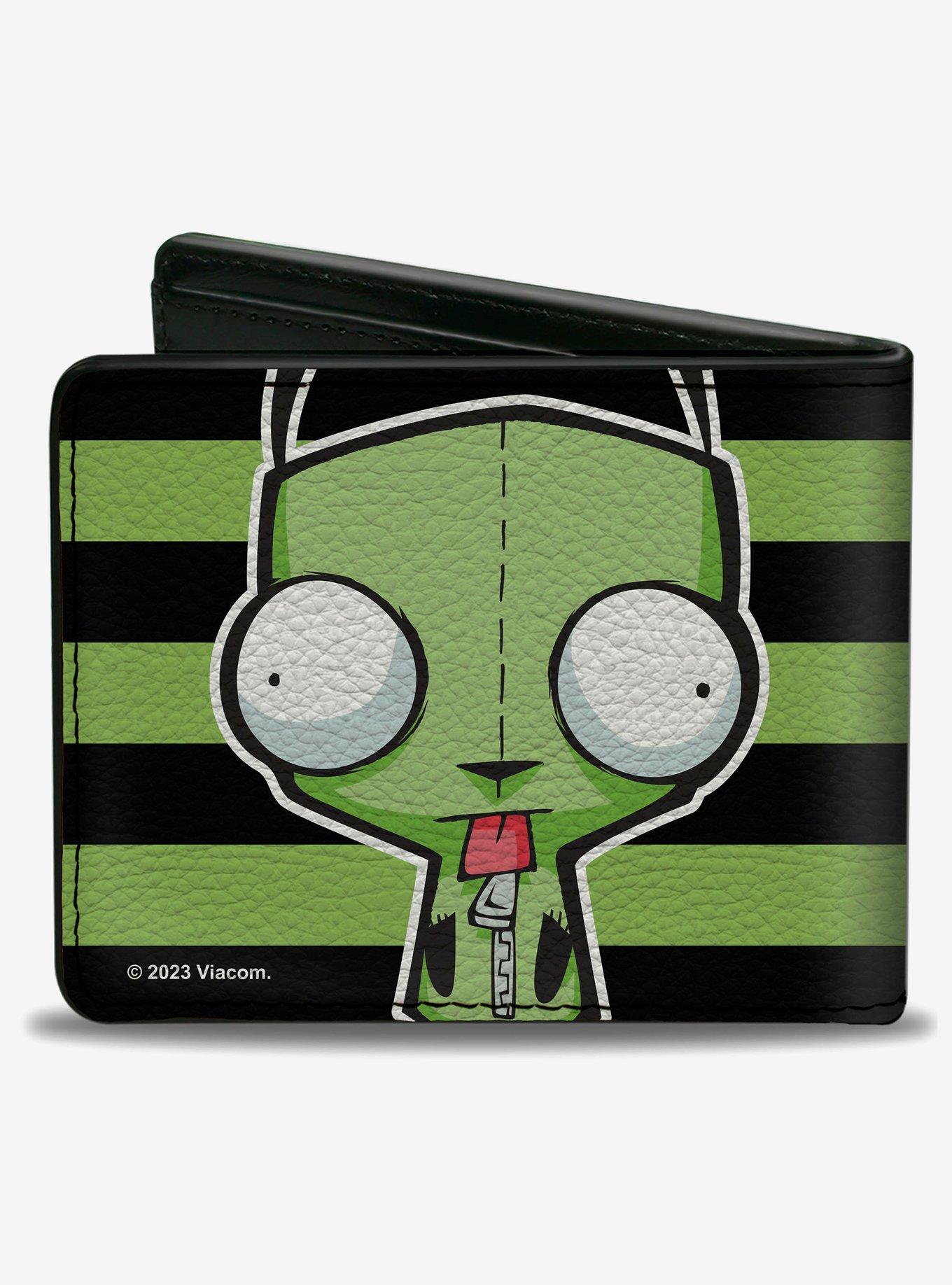 Invader Zim GIR Pose Stripe Bifold Wallet, , hi-res