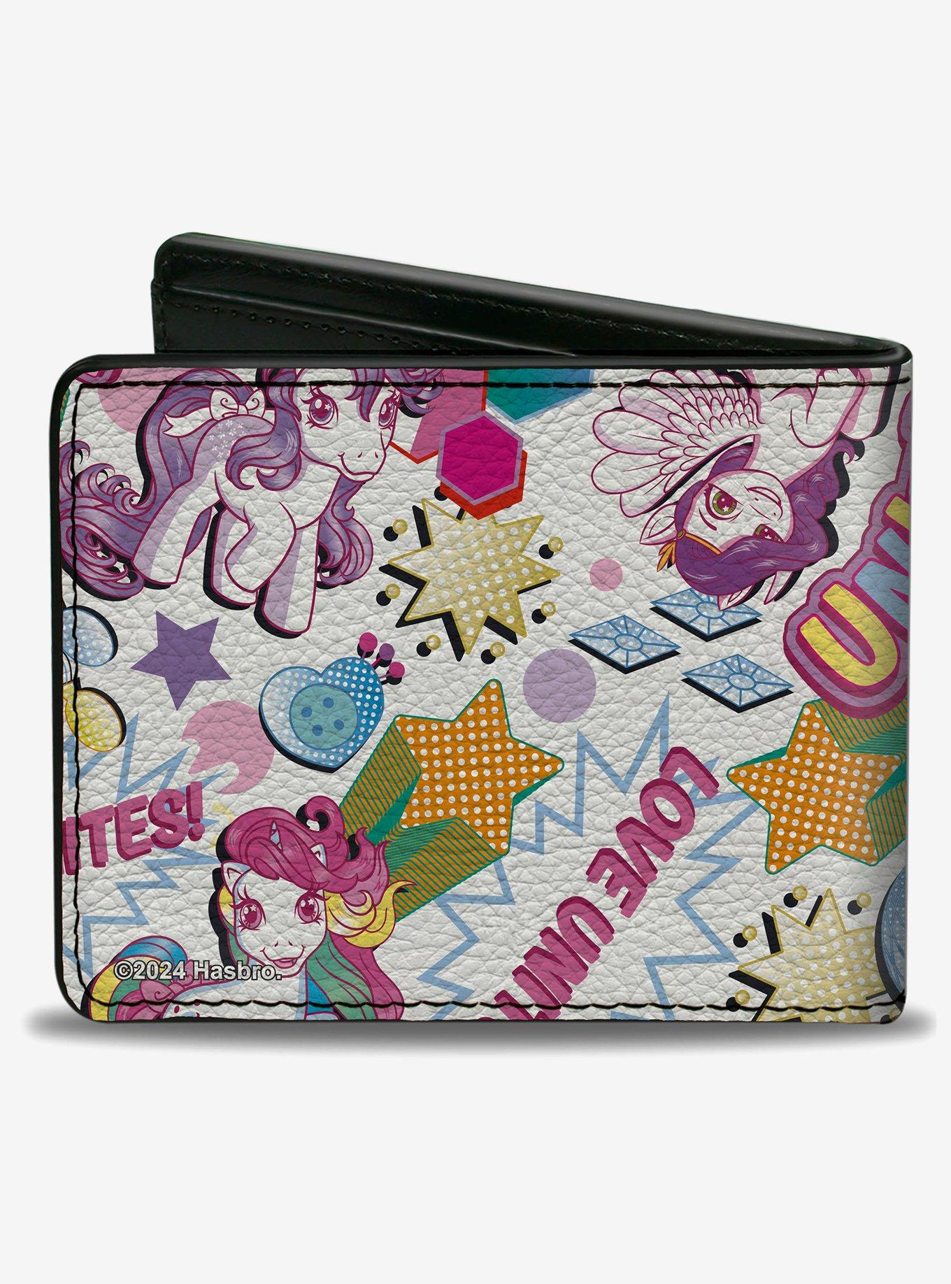 My Little Pony Love Everypony Ponies and Icons Multi Bifold Wallet, , hi-res