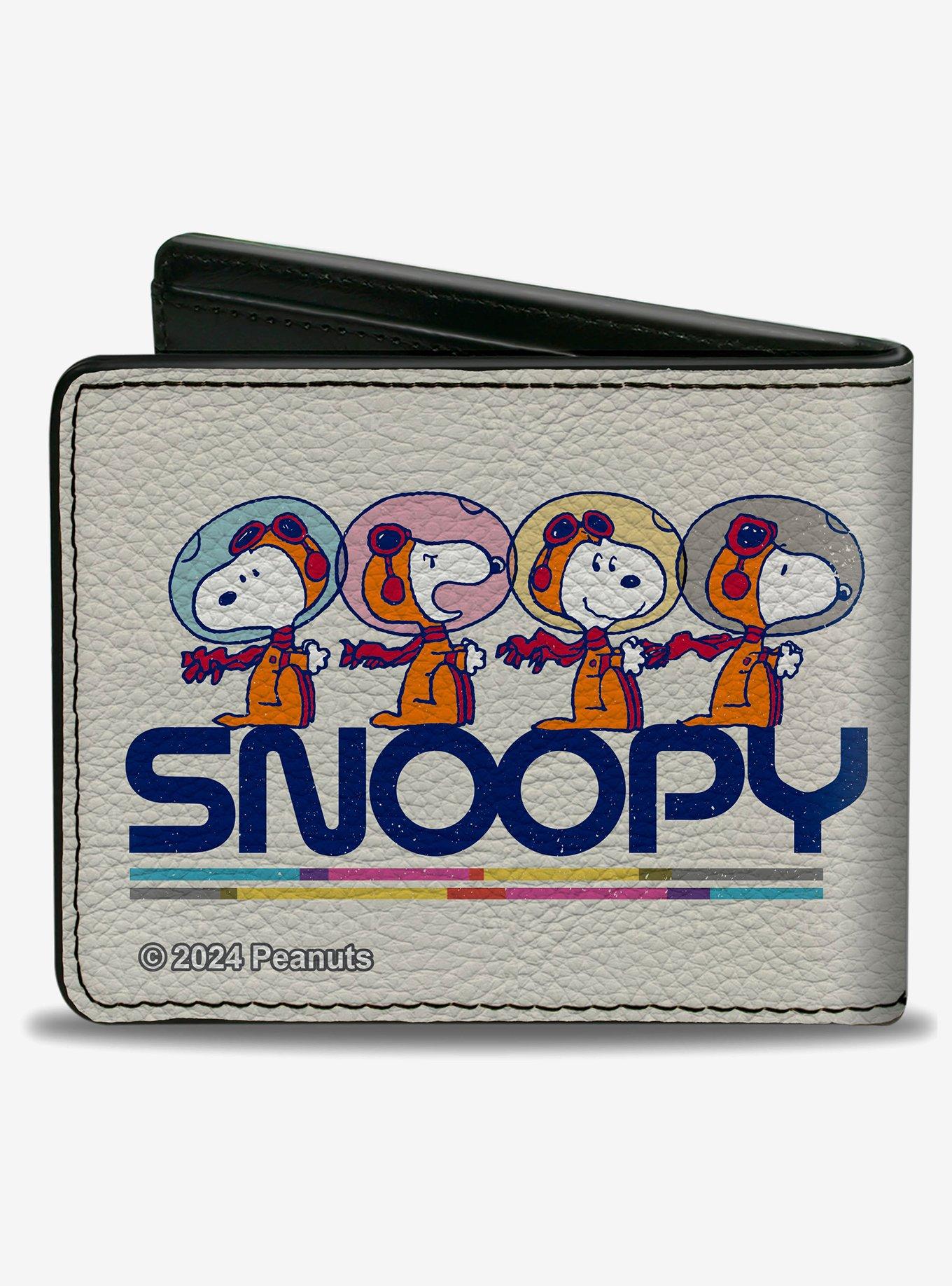 Peanuts Astronaut Snoopy Launch Poses Bifold Wallet, , hi-res