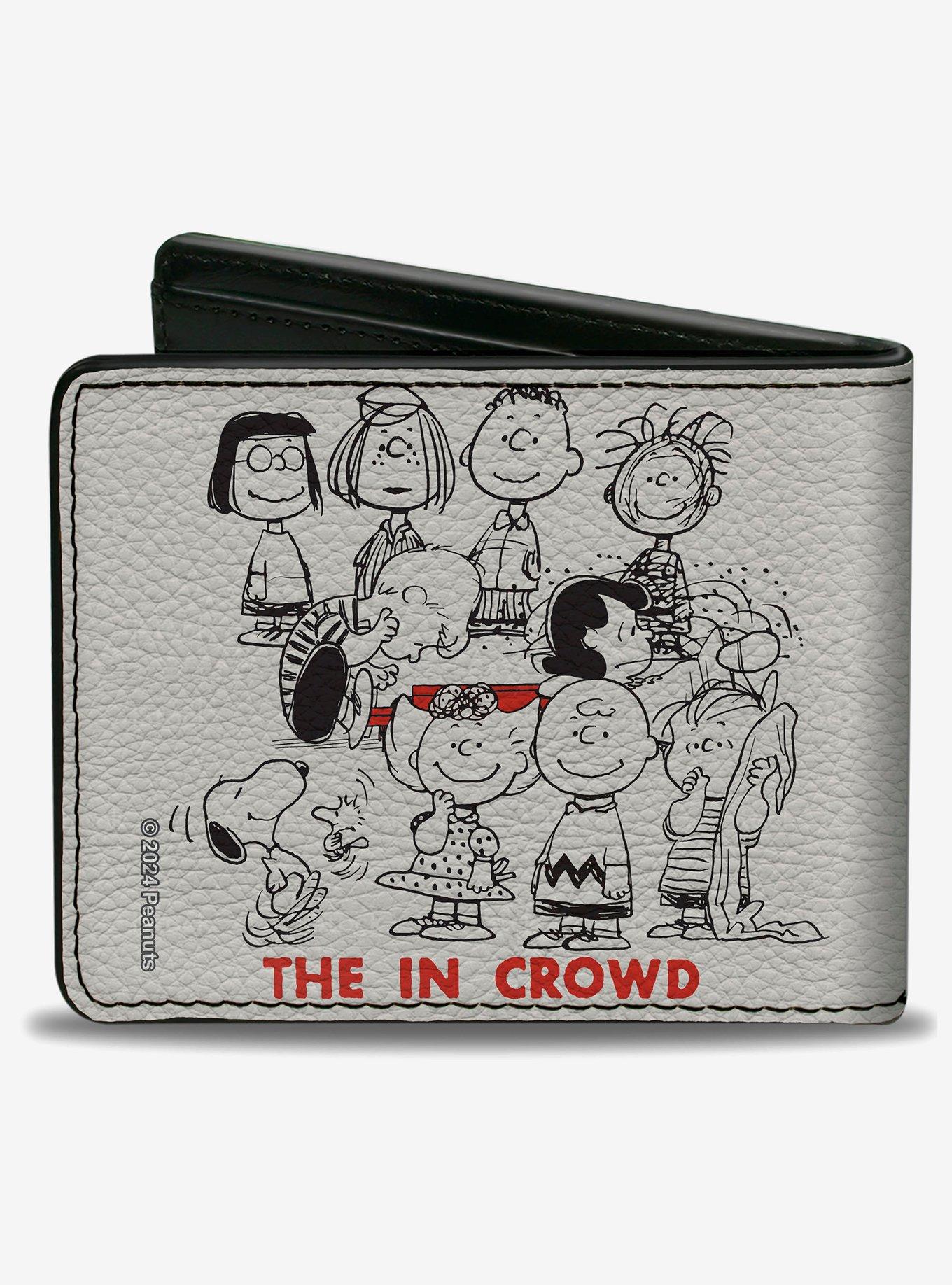 Peanuts Gang 75th The In Crowd Group Pose Bifold Wallet, , hi-res