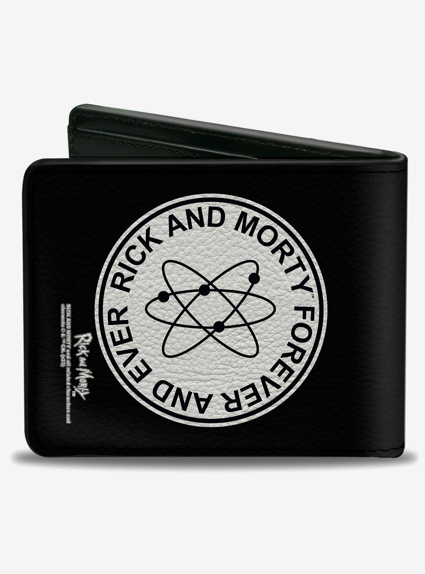 Rick and Morty Forever and Ever Logo Bifold Wallet, , alternate