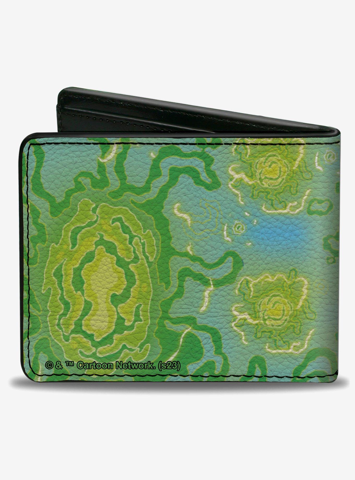 Rick and Morty Portal Gun and Portals Bifold Wallet, , hi-res