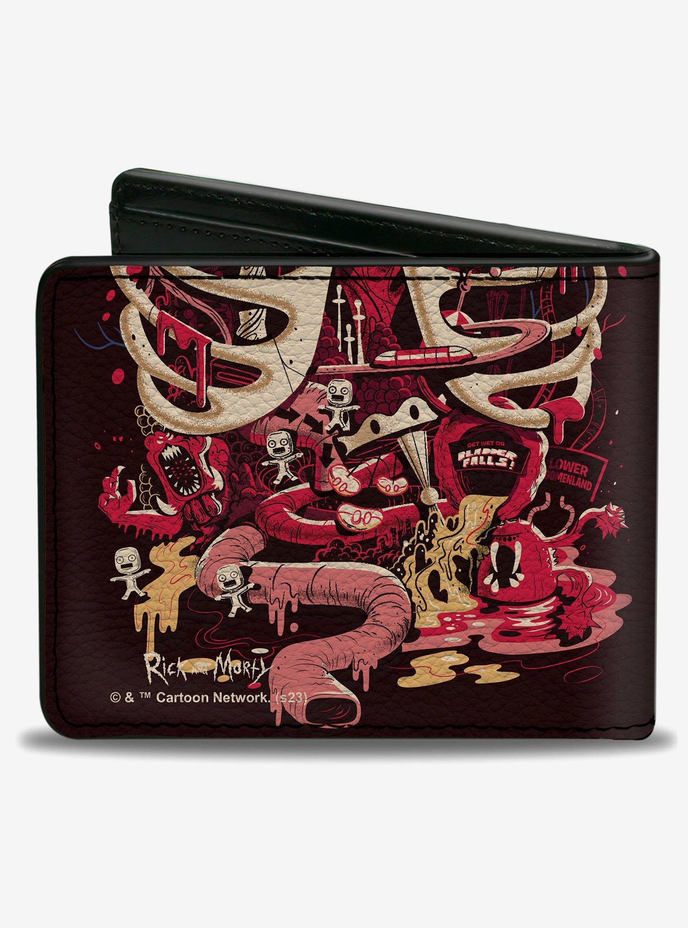 Rick and Morty Anatomy Park Rib Cage Scene Bifold Wallet, , hi-res
