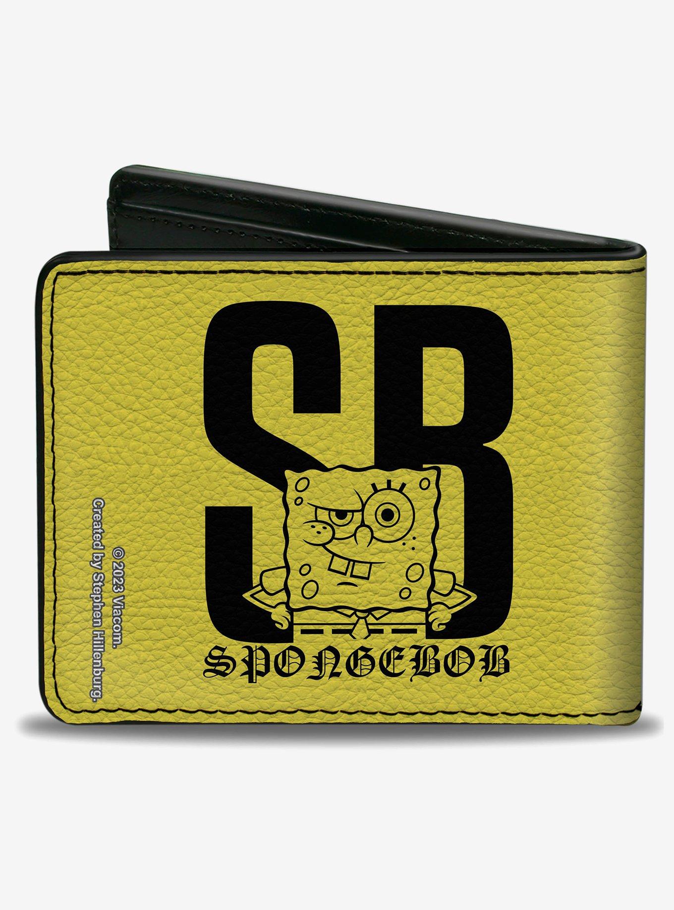 SpongeBob SquarePants SB Winking Pose Bifold Wallet, , alternate