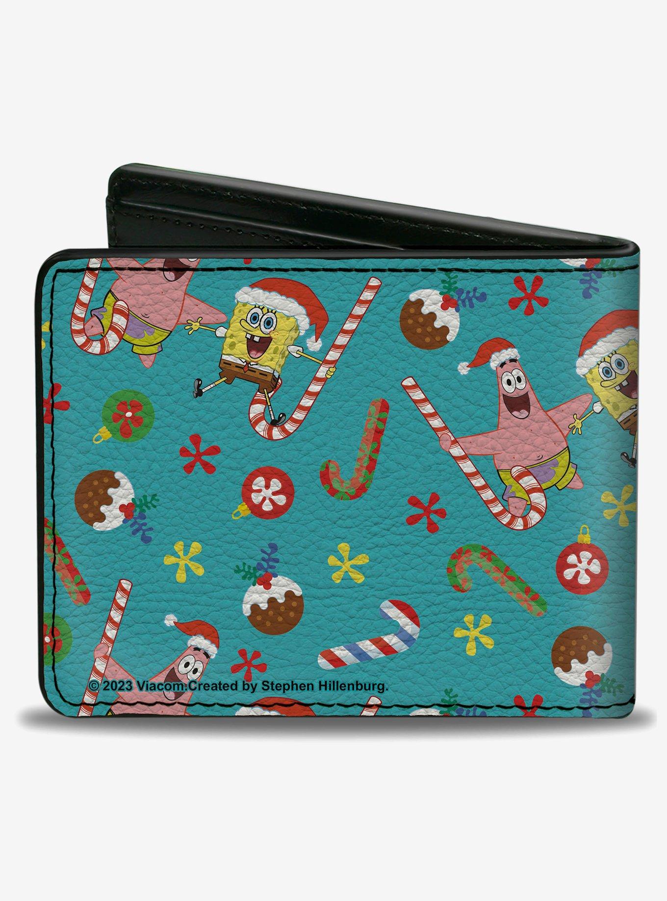 SpongeBob SquarePants and Patrick Holiday Treats Collage Bifold Wallet, , hi-res