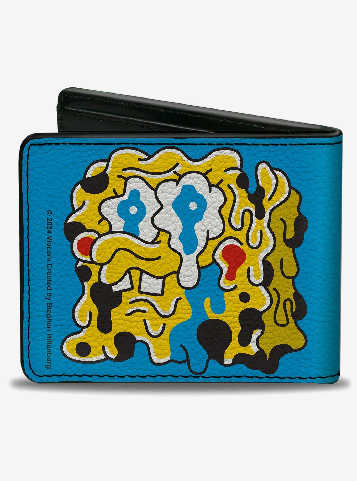 SpongeBob SquarePants Drooling and Melting Faces Bifold Wallet, , alternate