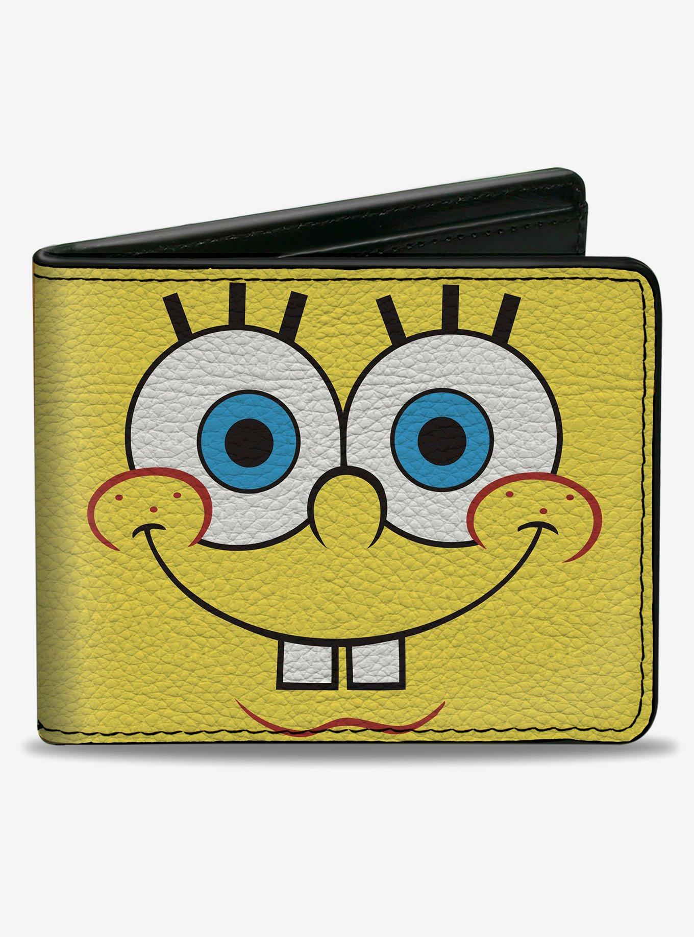 SpongeBob SquarePants Character Face and Barnacles Pineapple Bifold Wallet, , hi-res