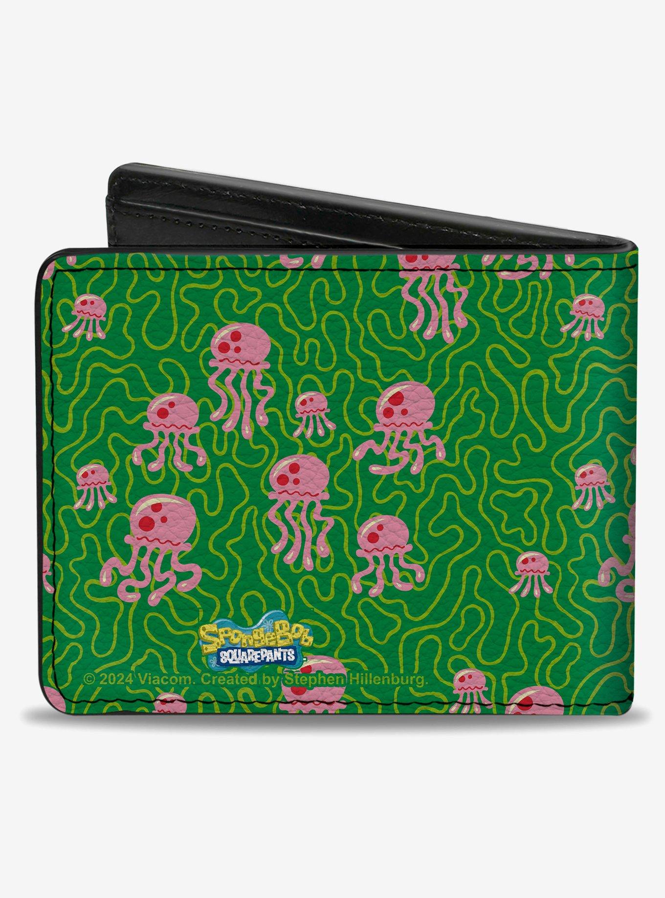 SpongeBob SquarePants Jellyfish and Coral Bifold Wallet, , hi-res
