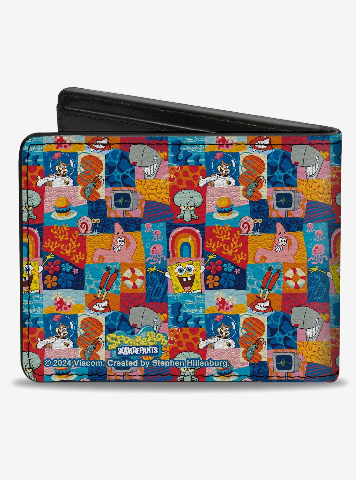 SpongeBob SquarePants Friends and Icons Bifold Wallet, , alternate