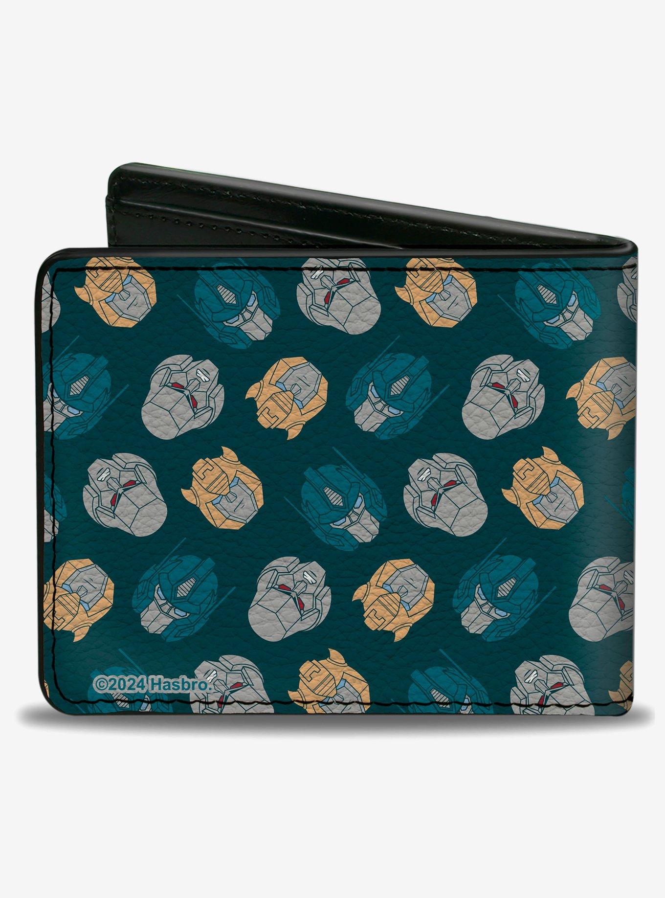 Transformers Bumblebee Optimus Prime and Megatron Heads Bifold Wallet, , hi-res
