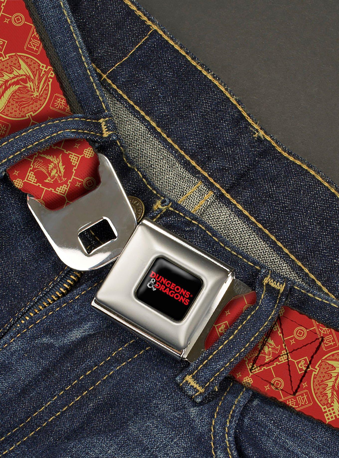Dungeons & Dragons Year of the Dragon Icons Seatbelt Buckle Belt, , hi-res