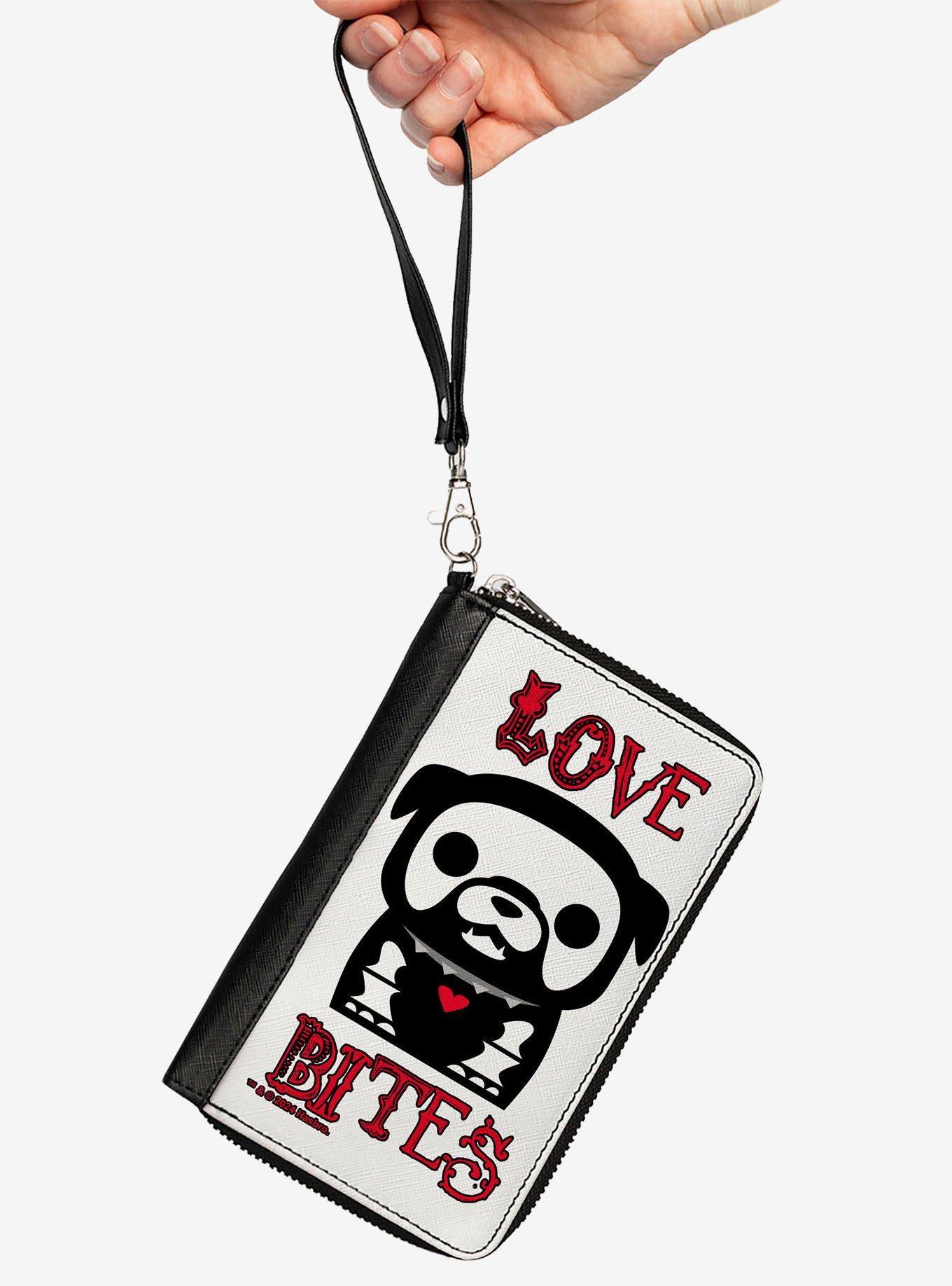 Skelanimals Maxx The Bulldog Love Bites Pose Zip Around Wallet, , hi-res