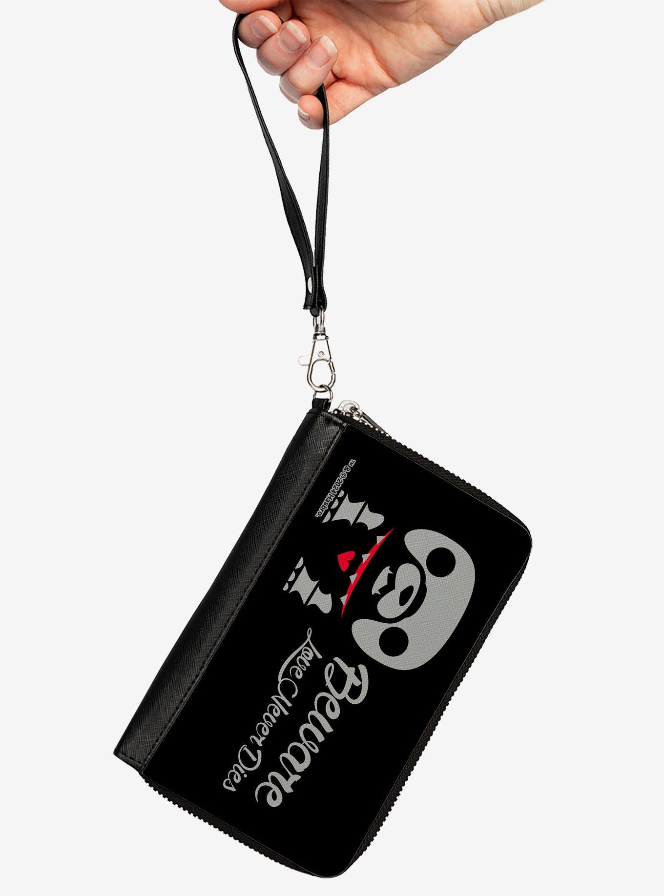 Skelanimals Maxx The Bulldog Beware Love Never Dies Pose Zip Around Wallet, , hi-res