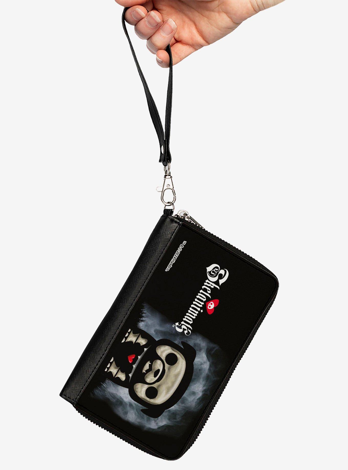 Skelanimals Maxx The Bulldog Fog Pose and Logo Zip Around Wallet, , alternate