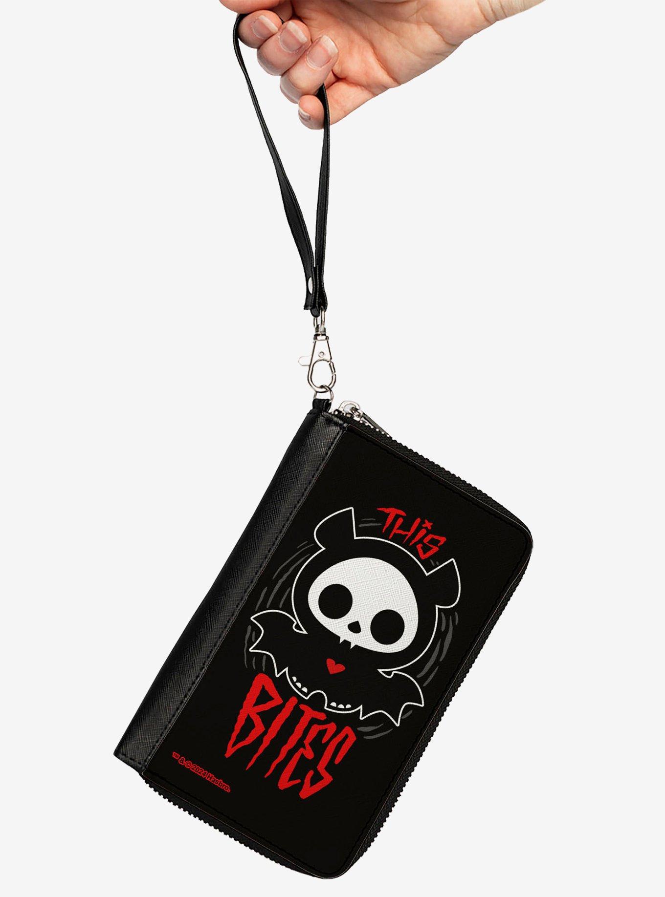 Skelanimals Diego The Bat Fog Pose Zip Around Wallet, , hi-res