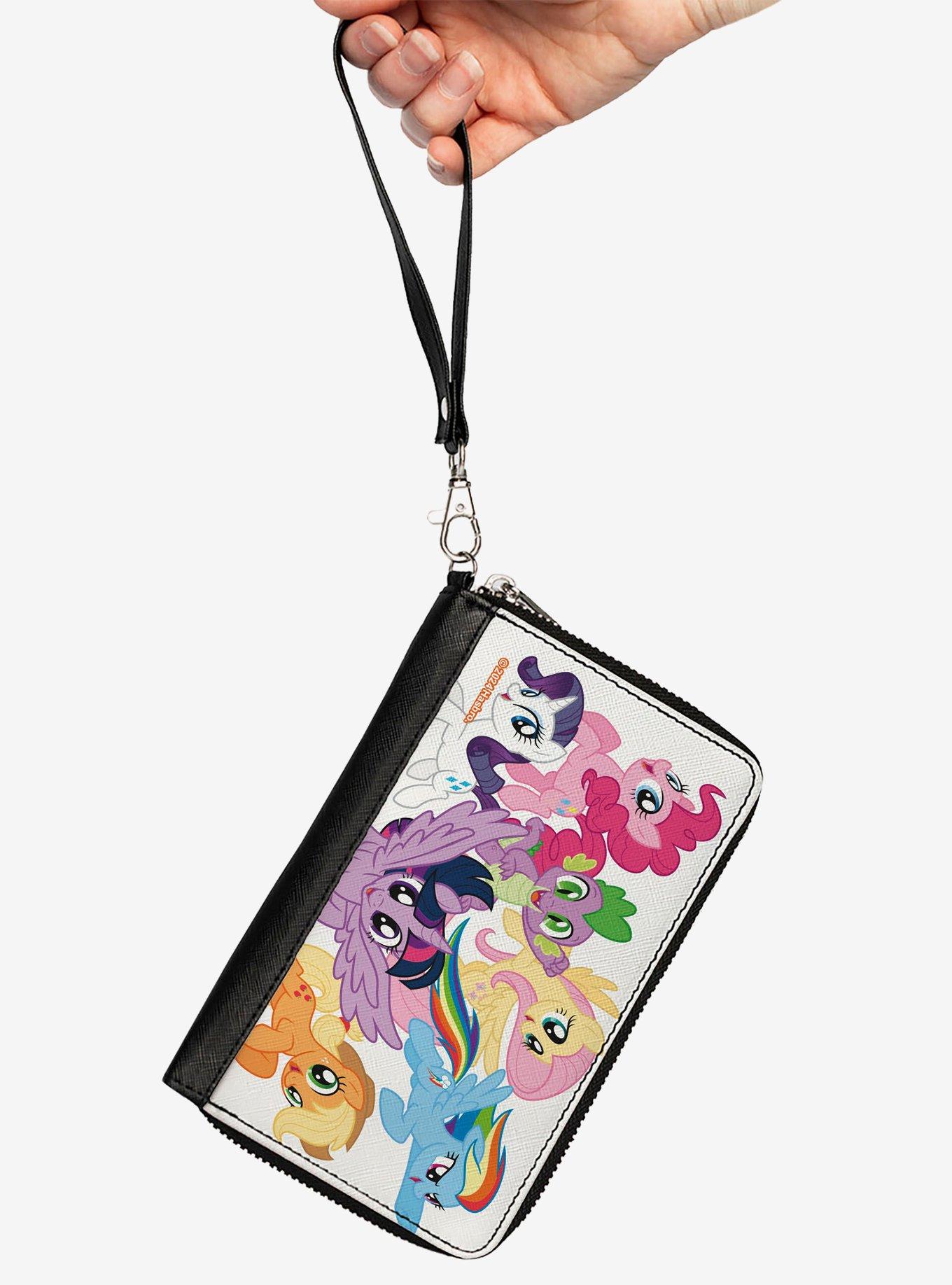 My Little Pony Mane Six and Spike Action Poses Group Zip Around Wallet, , hi-res