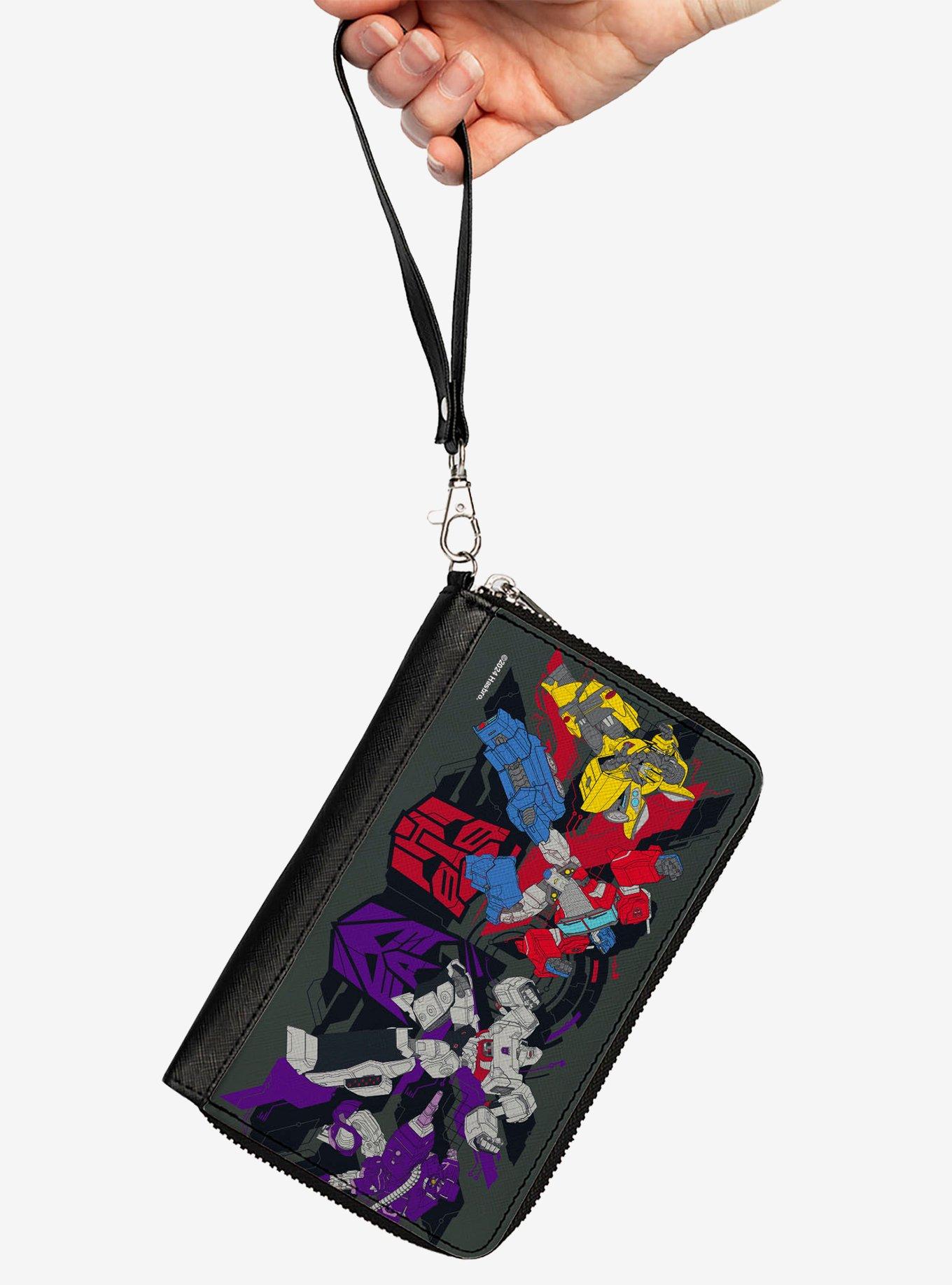 Transformers Autobots vs Decepticons Poses Zip Around Wallet, , hi-res