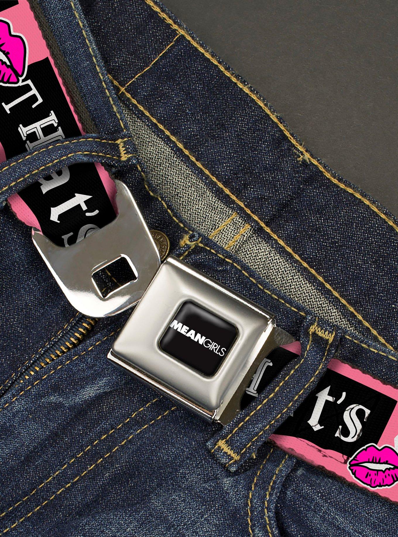 Mean Girls That's So Fetch Collage Seatbelt Buckle Belt, , hi-res