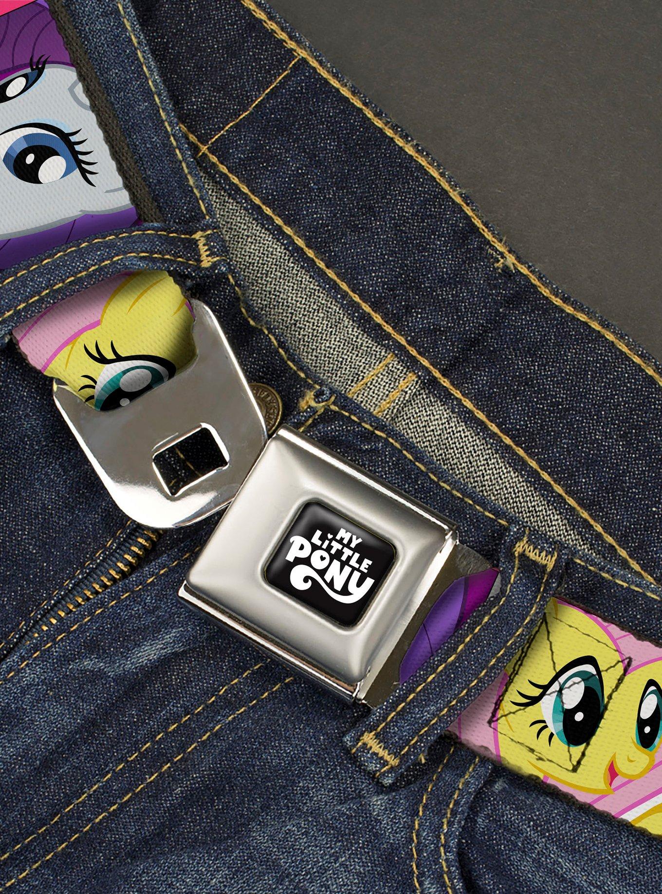 My Little Pony Mane Six Close Up Face Blocks Seatbelt Buckle Belt, , hi-res