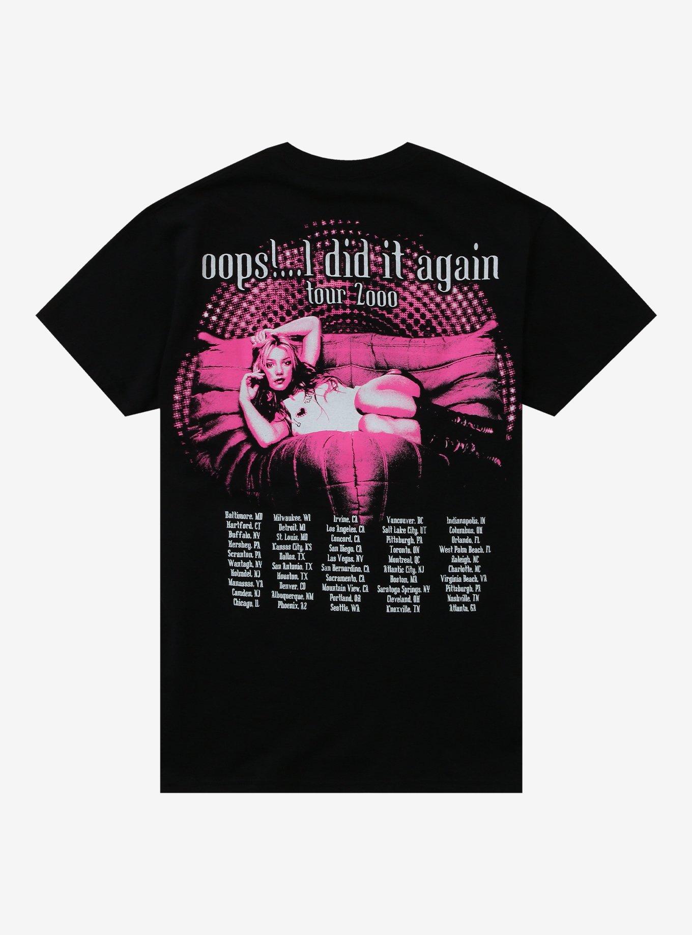Britney Spears Oops!...I Did It Again 2000 Tour T-Shirt, , hi-res