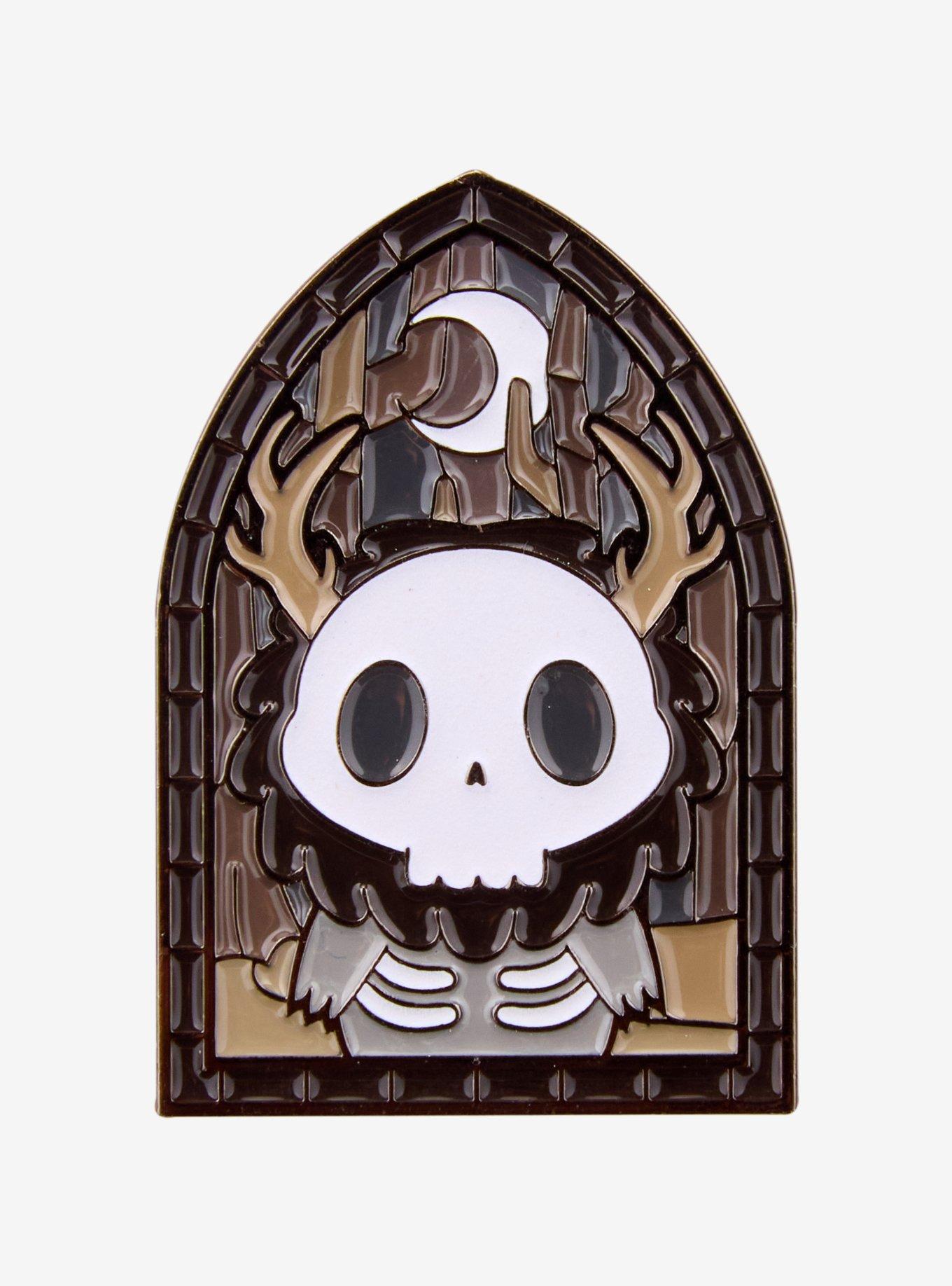 Stained Glass Cryptids Blind Box Enamel Pin Hot Topic Exclusive, , hi-res