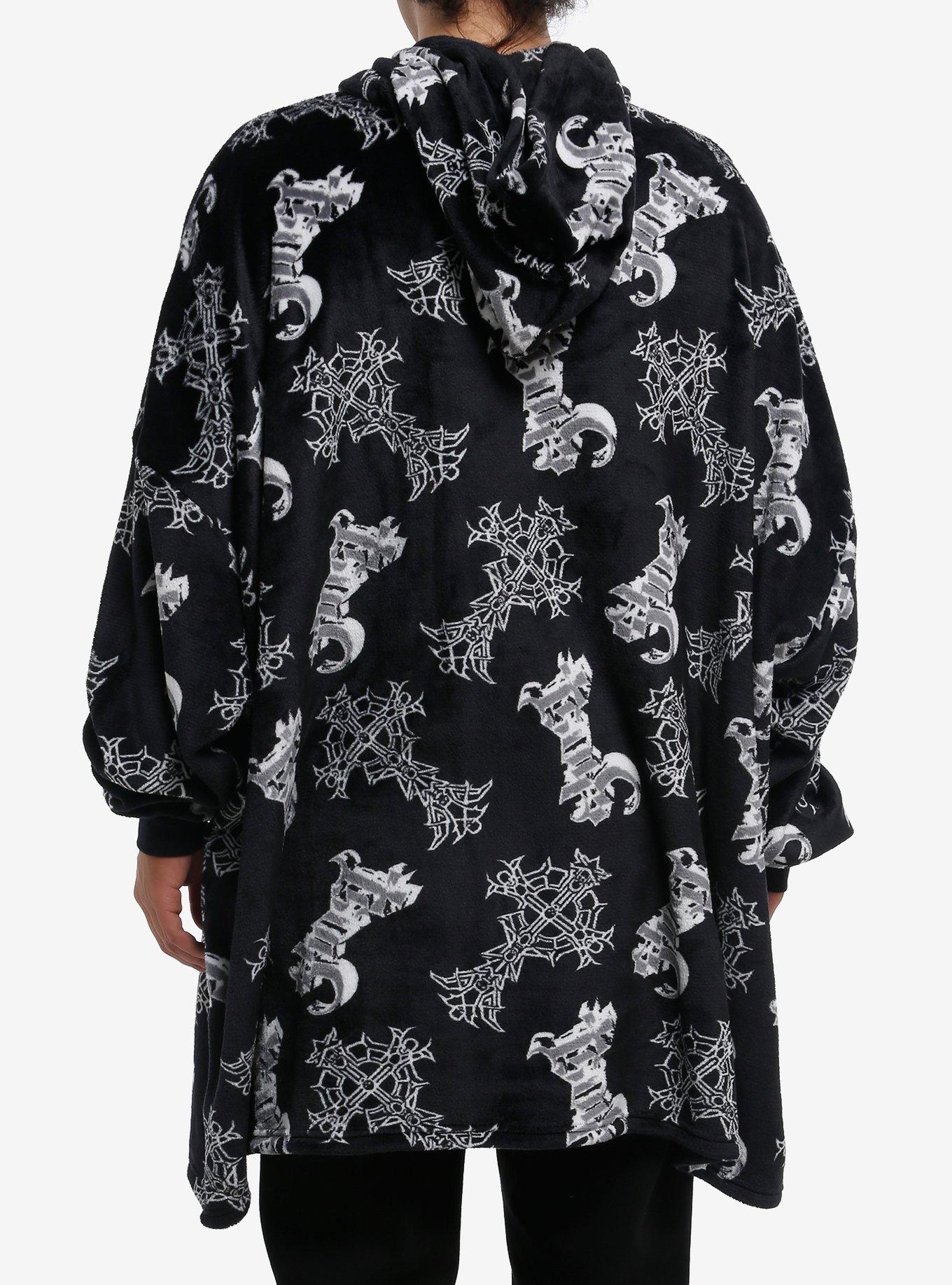 Ghost Grucifix Plush Oversized Hoodie, , alternate