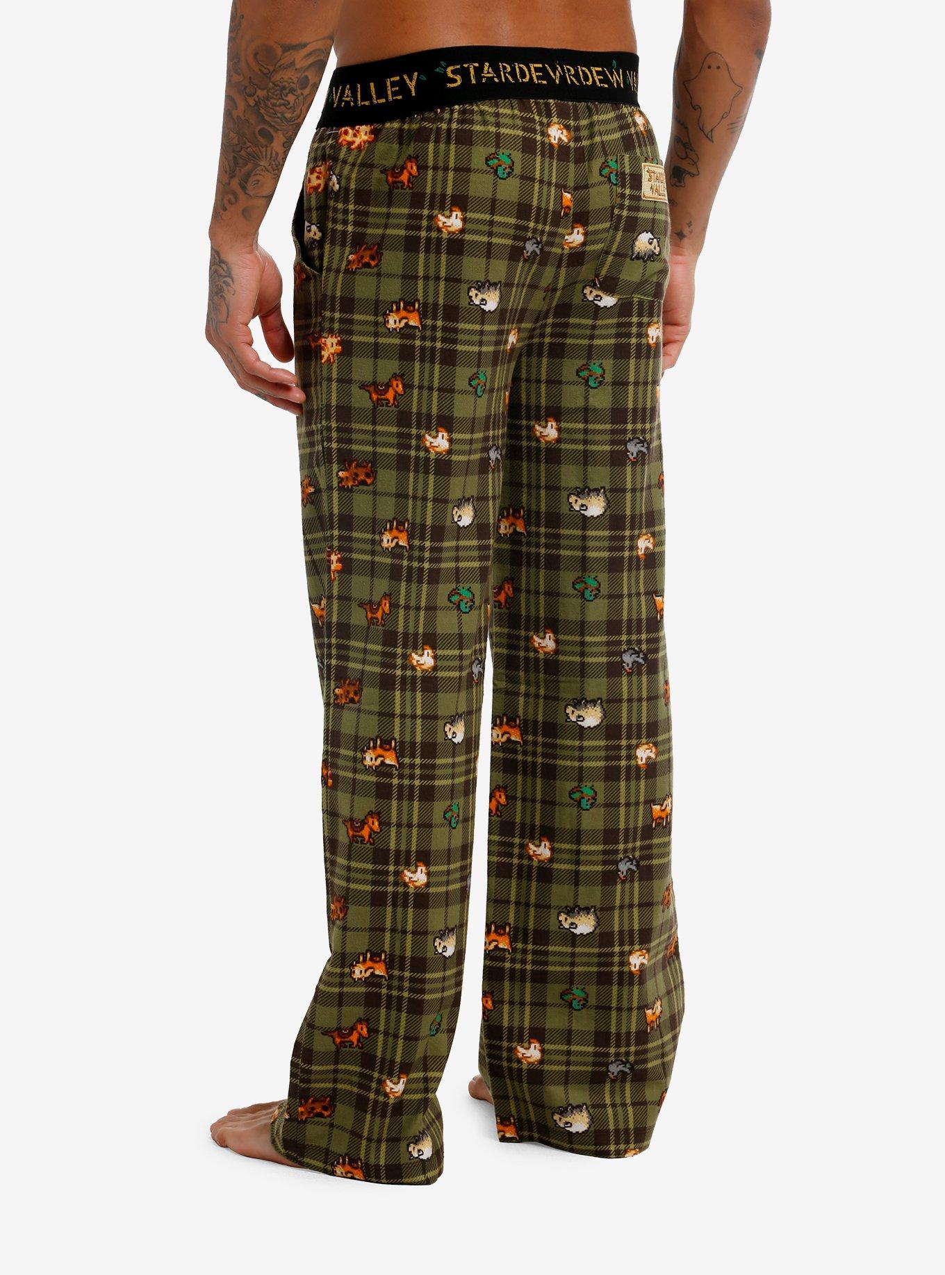 Stardew Valley Plaid Pajama Pants, , hi-res