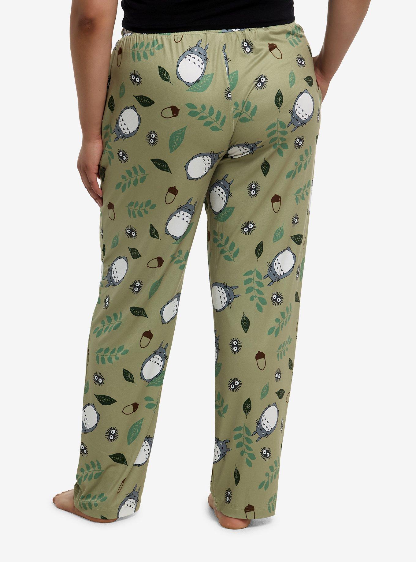 Studio Ghibli® My Neighbor Totoro Forest Print Girls Pajama Pants Plus Size, , hi-res