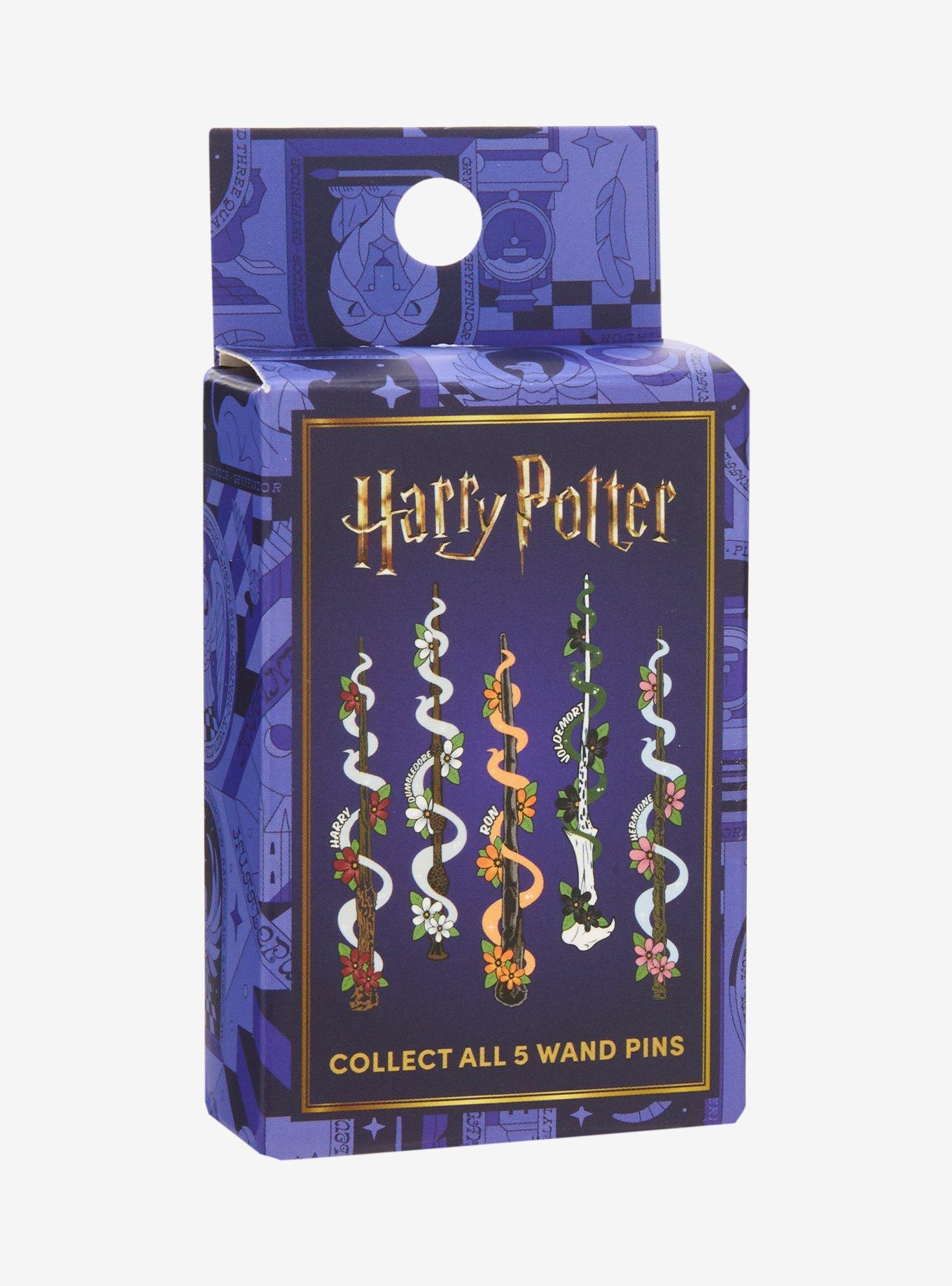 Harry Potter Floral Wands Blind Box Enamel Pin - BoxLunch Exclusive, , hi-res