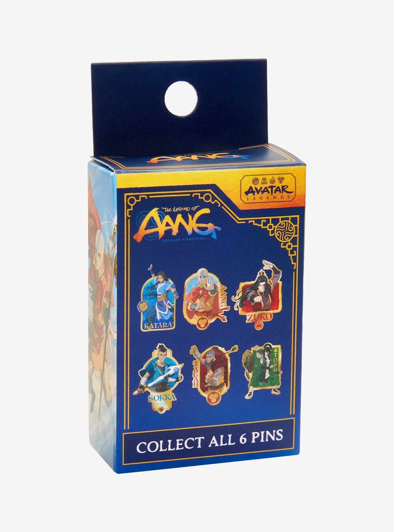 The Legend of Aang: The Last Airbender Characters Blind Box Enamel Pin - BoxLunch Exclusive, , hi-res