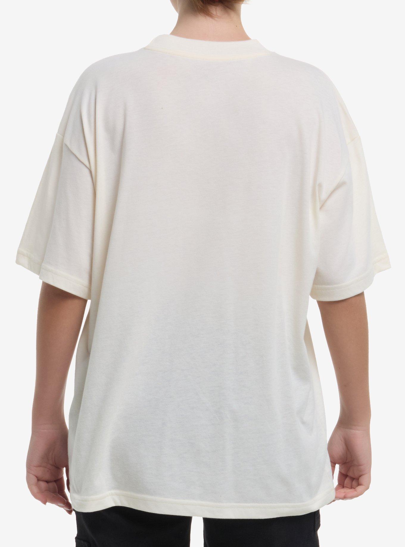 Mofusand Shark Bite Girls Oversized T-Shirt, MULTI, alternate