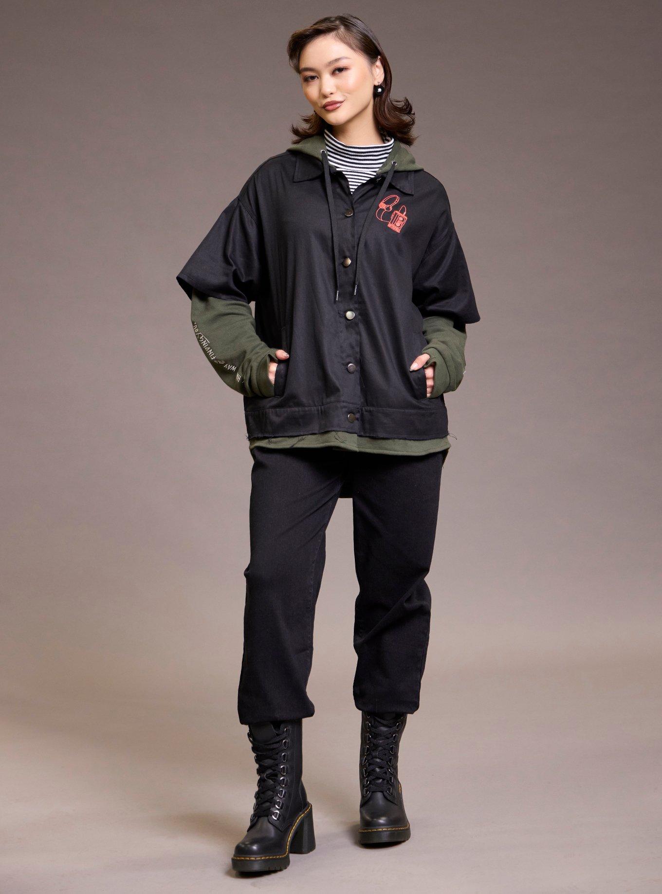 Stranger Things Max Mayfield Music Girls Twofer Jacket, MULTI, alternate